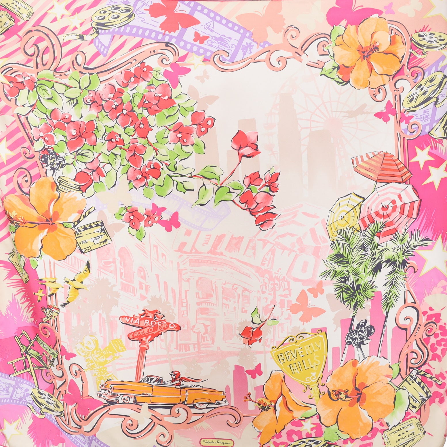 Salvatore Ferragamo Silk Scarf
