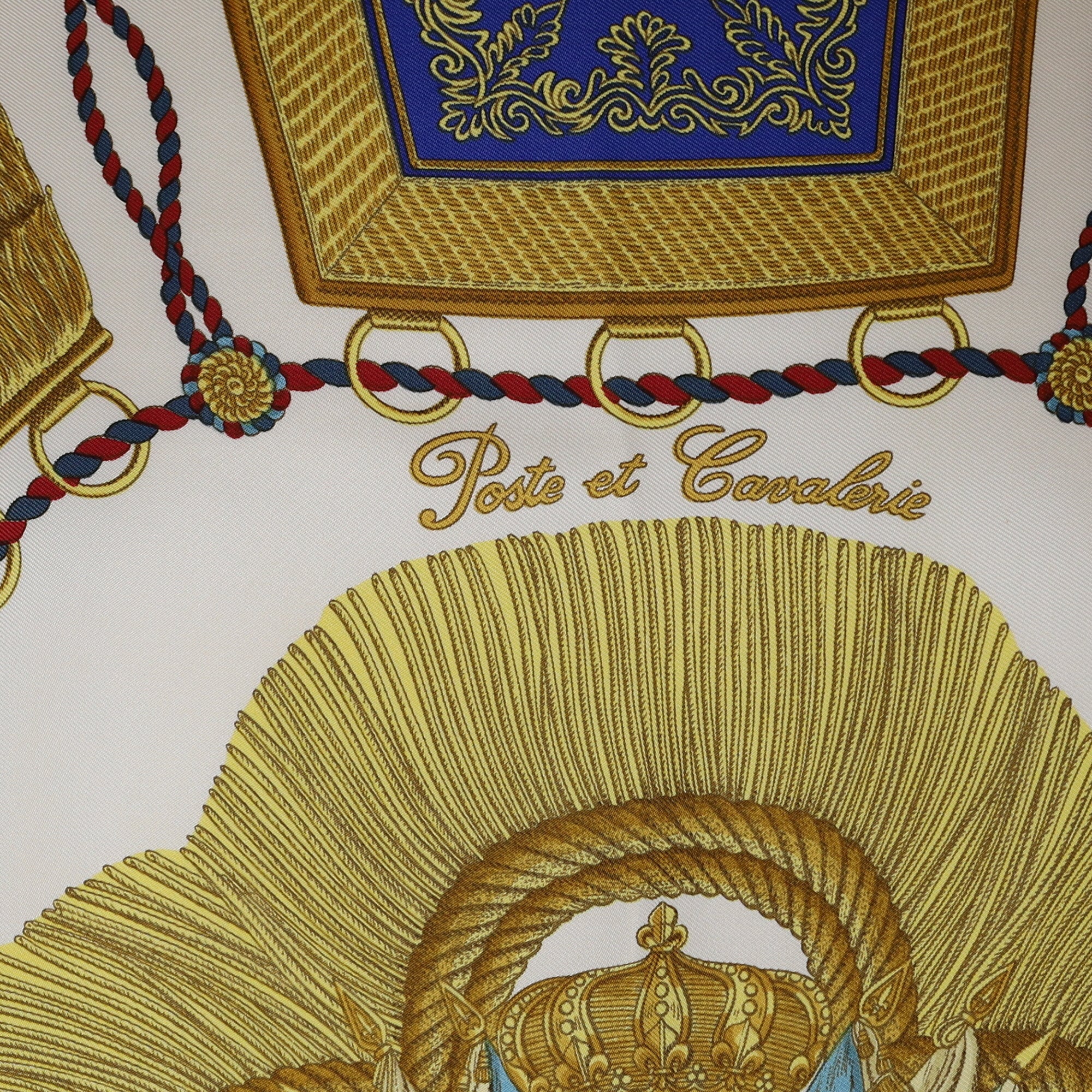 Hermès Poste Et Cavalerie Silk Scarf