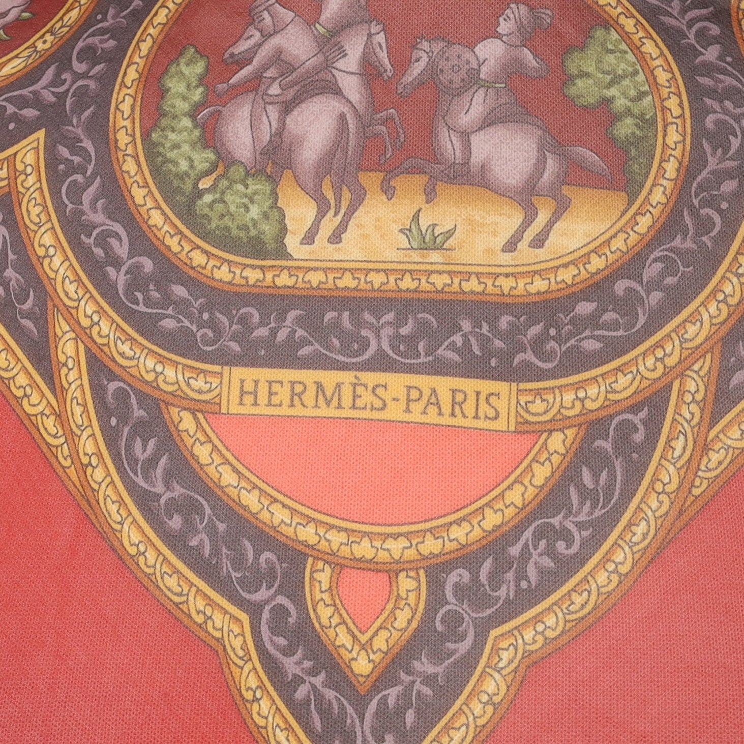 Hermès Qalamdan Mousseline Silk Scarf