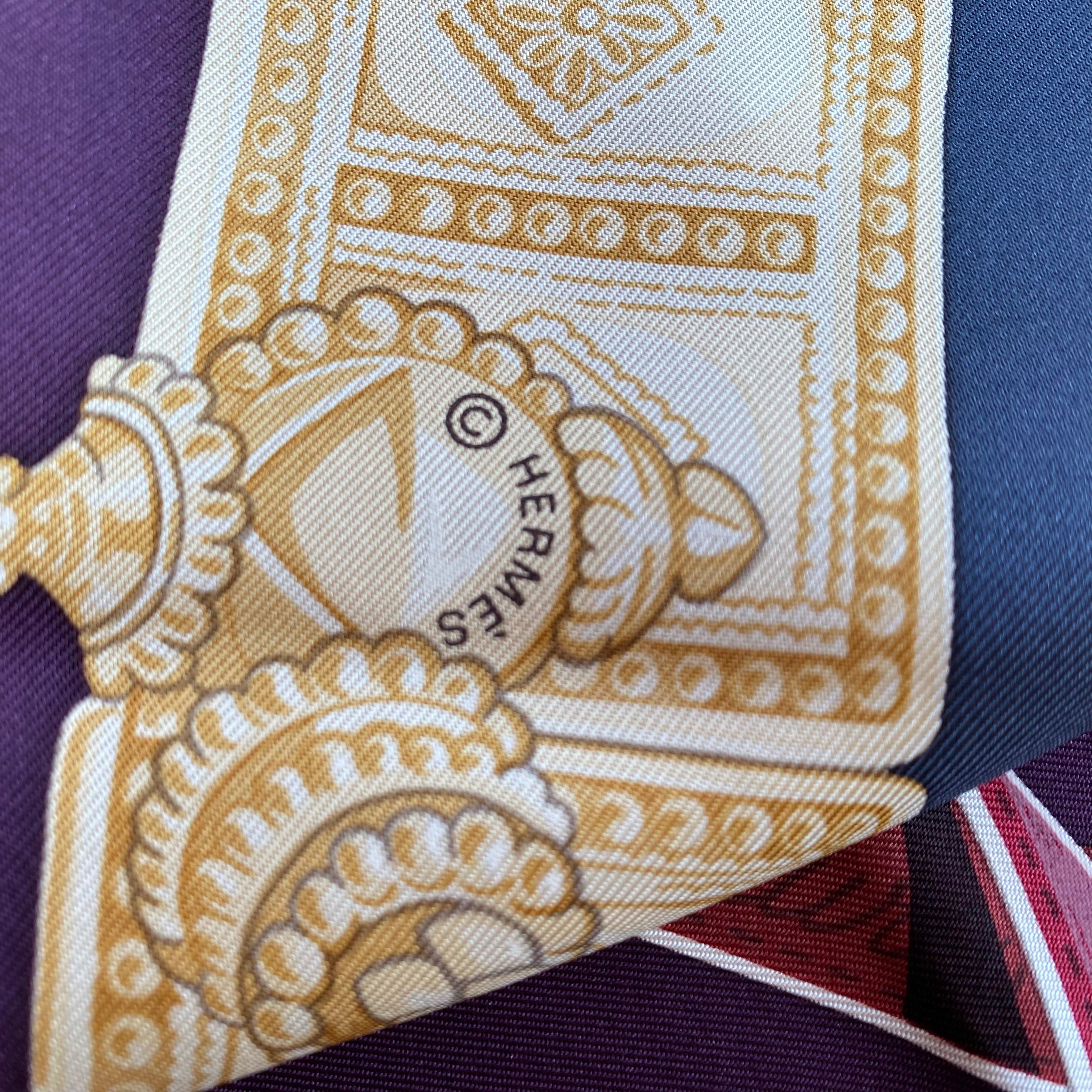 Brand New Boxed Hermés Ceintures et Liens Silk Scarf Quite Rare