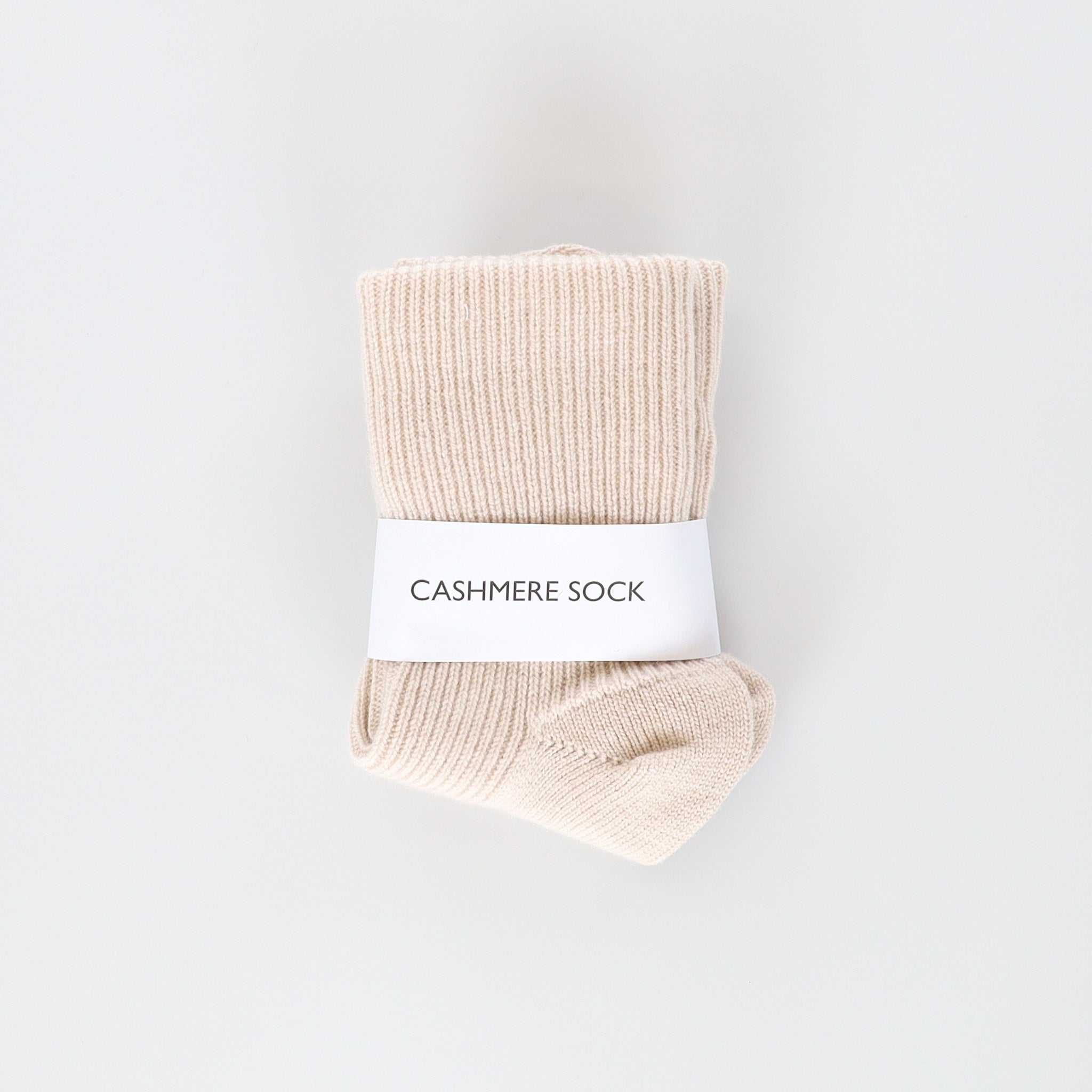 Brand New Scottish Soft Beige Ladies Cashmere Bed Socks