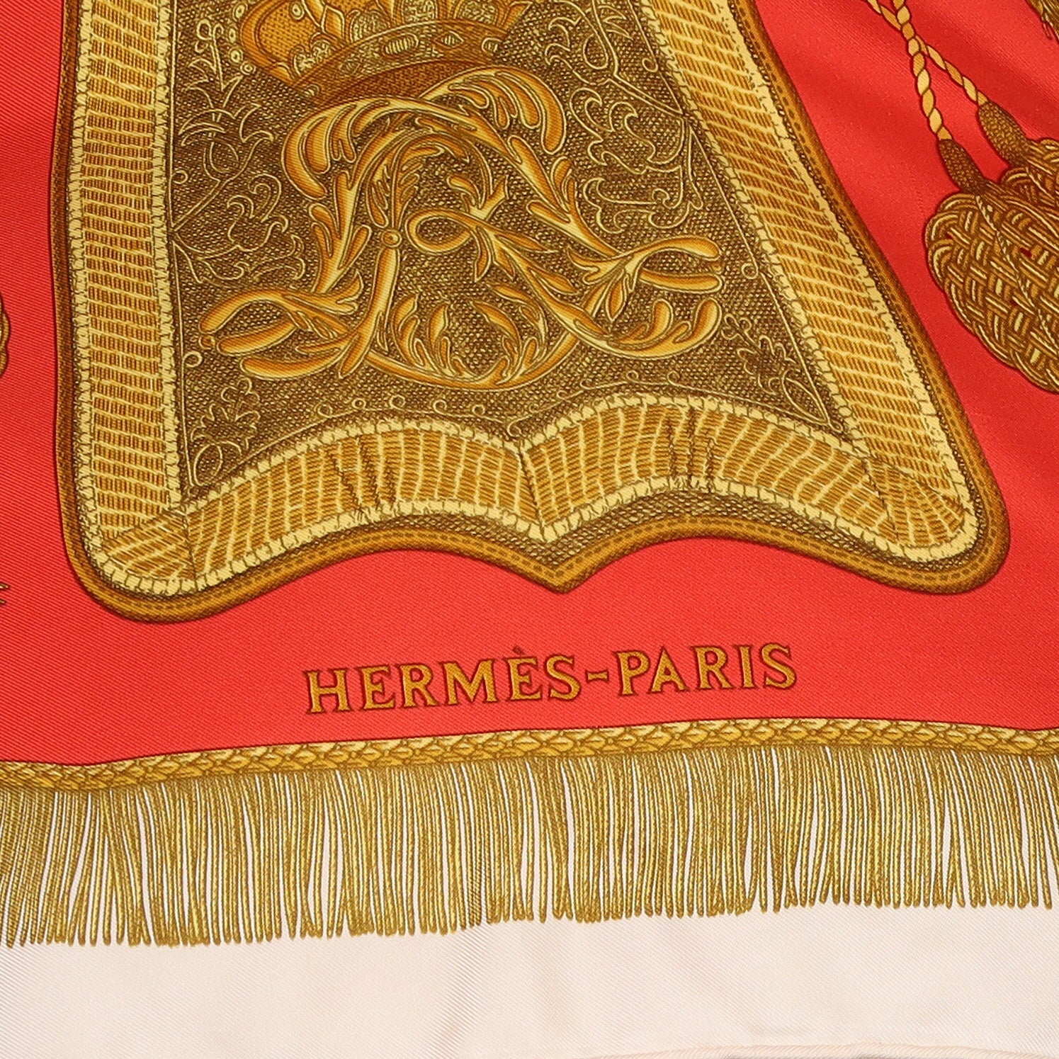 Hermès Poste Et Cavalerie Silk Scarf