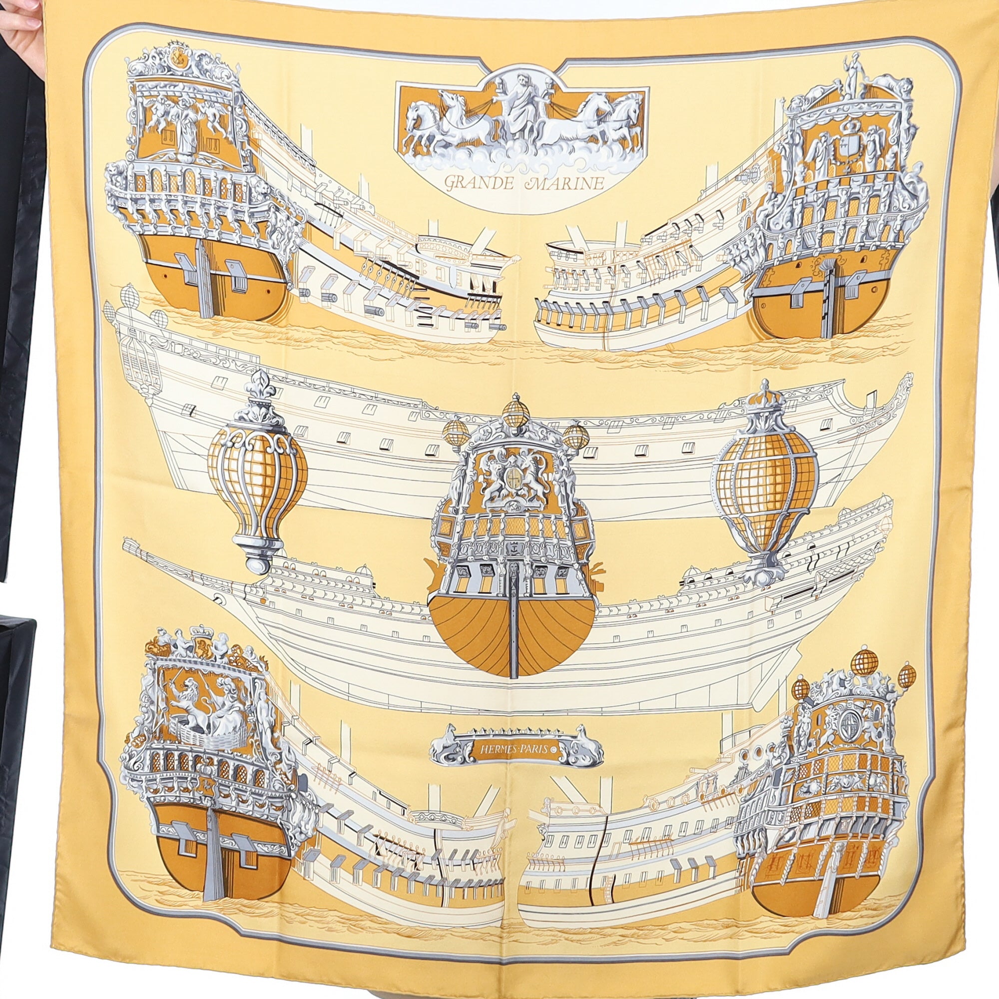 Hermès Grande Marine Silk Scarf