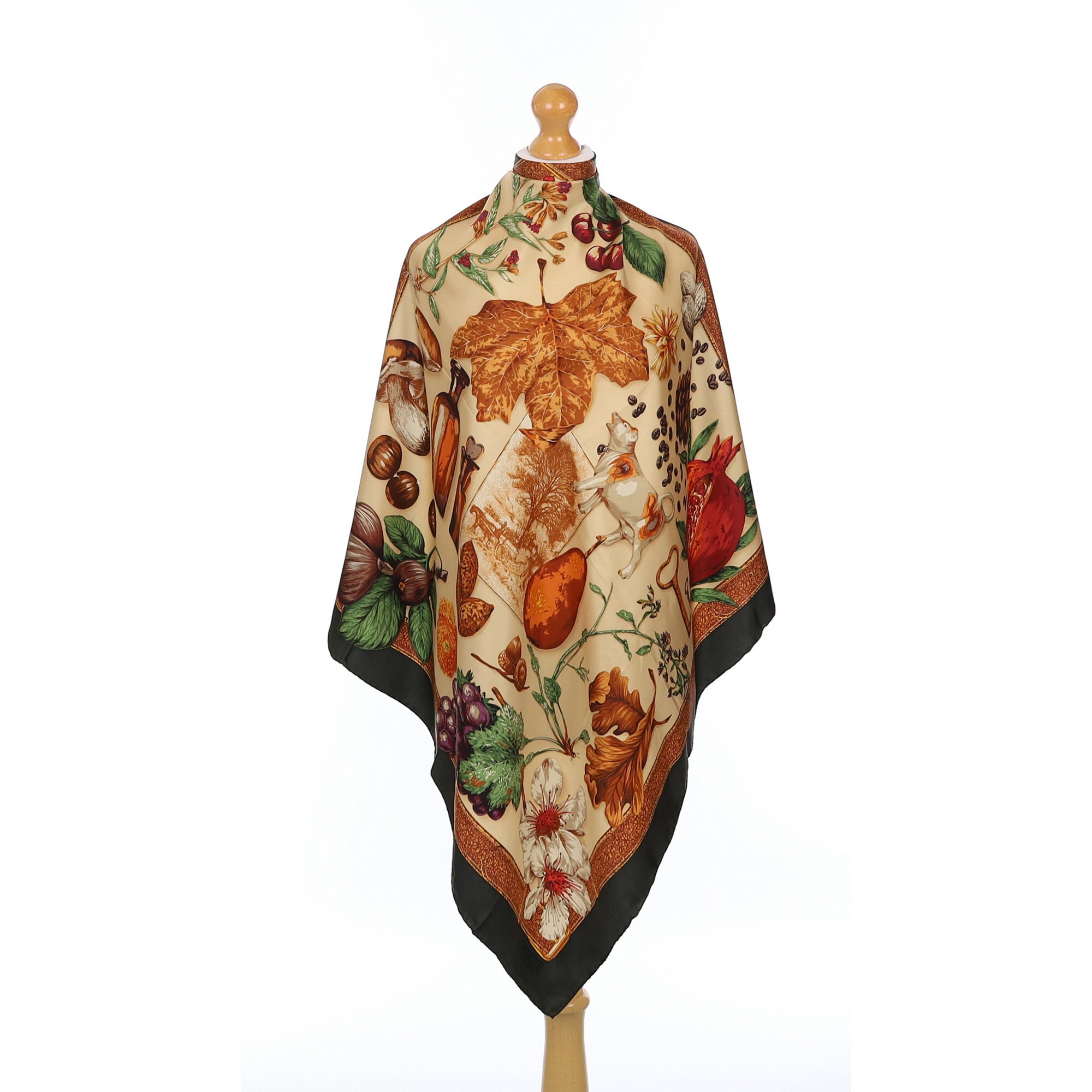 Brand New 1980’s Carlisle Vintage Silk Scarf