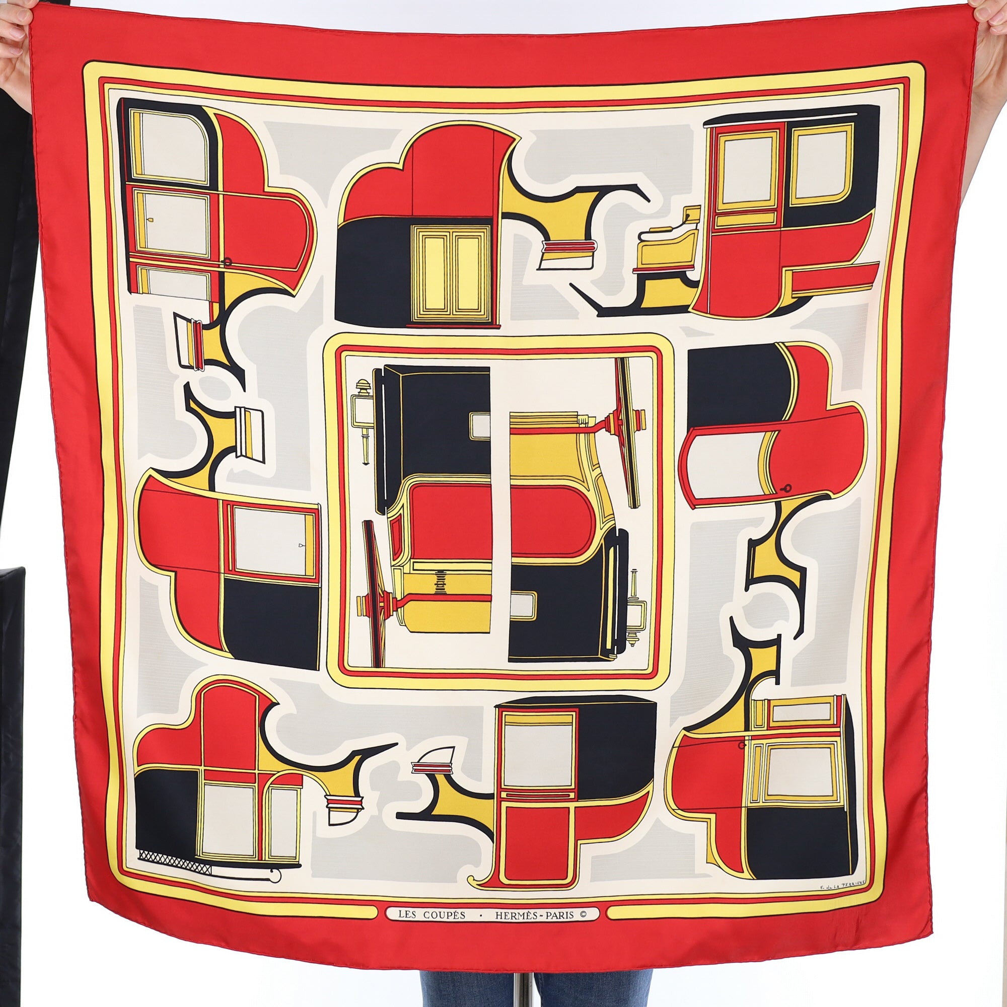 Hermès Les Coupés Silk Scarf