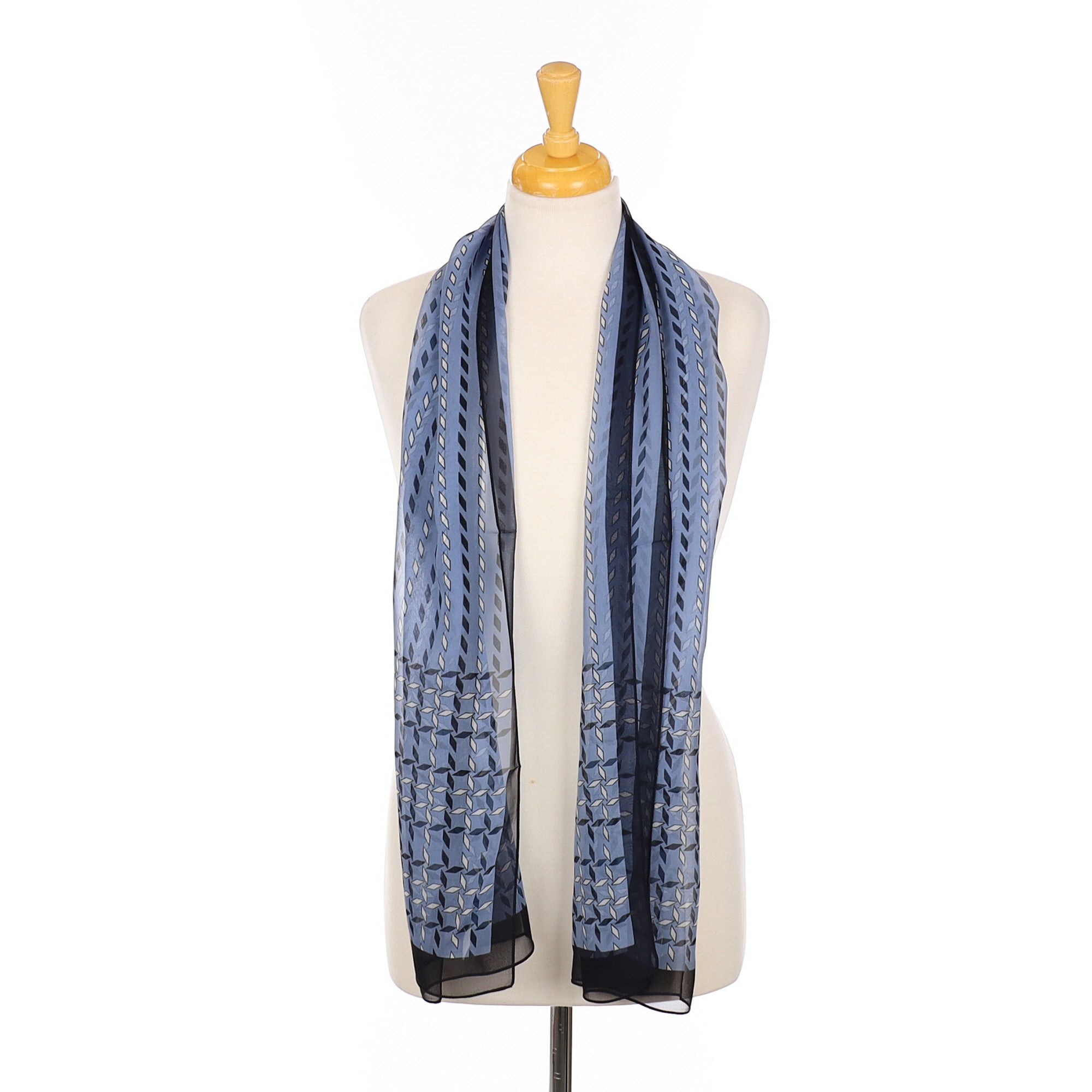 Brand New Country Casuals Blue Silk Scarf