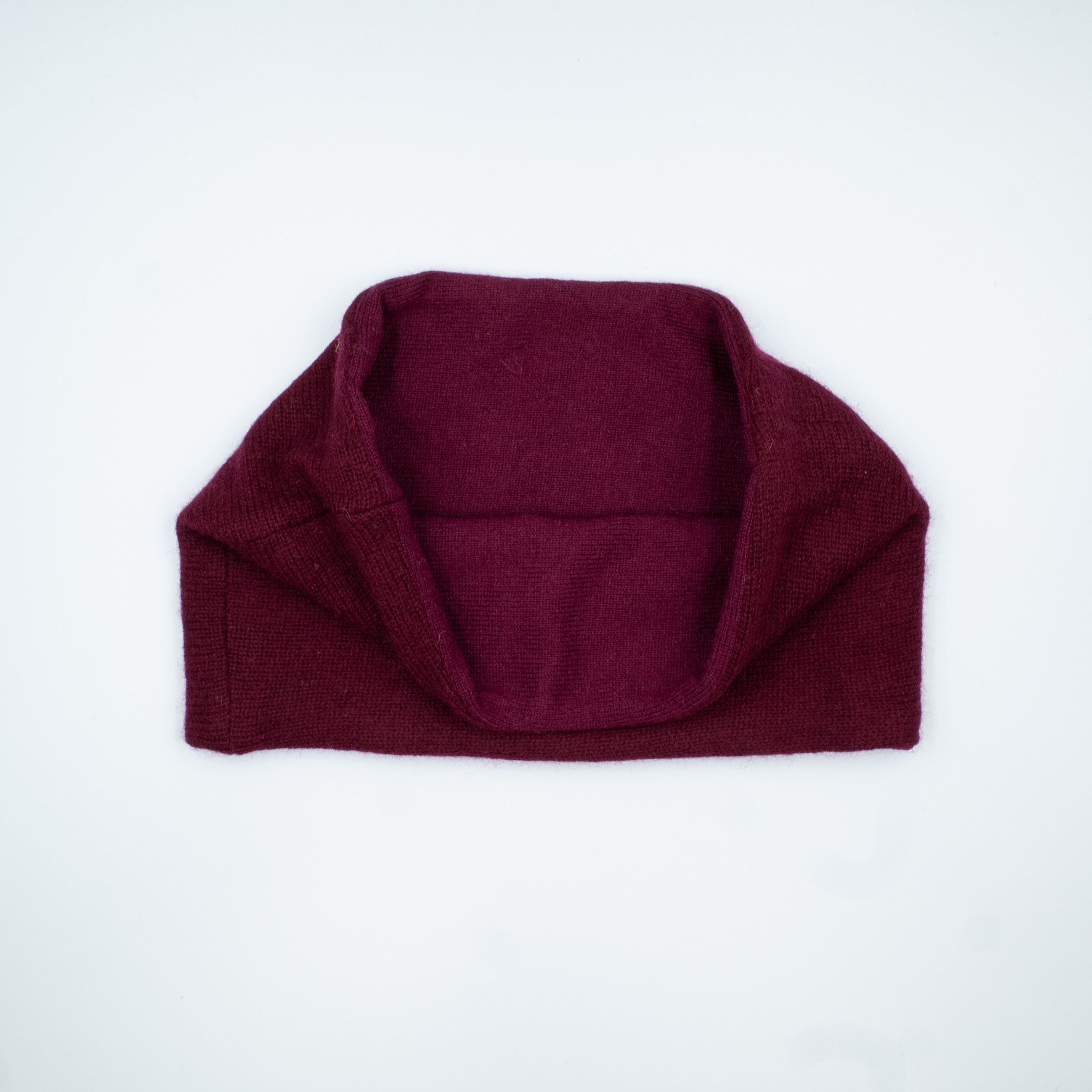 Men’s Burgundy Red Cashmere Neck Warmer NEARLY NEW CASHMERE CO.