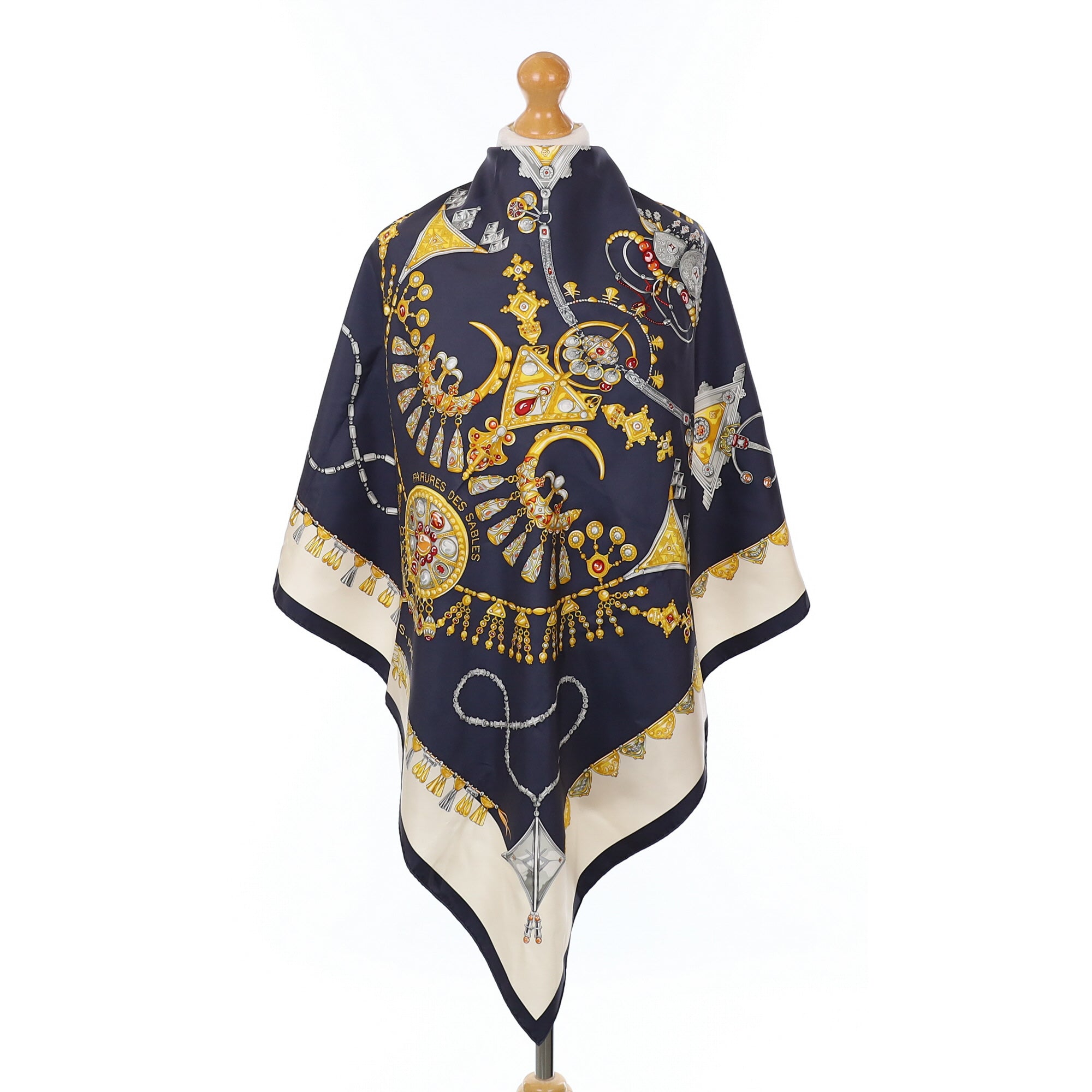 Hermès Parures des Sables Silk Scarf
