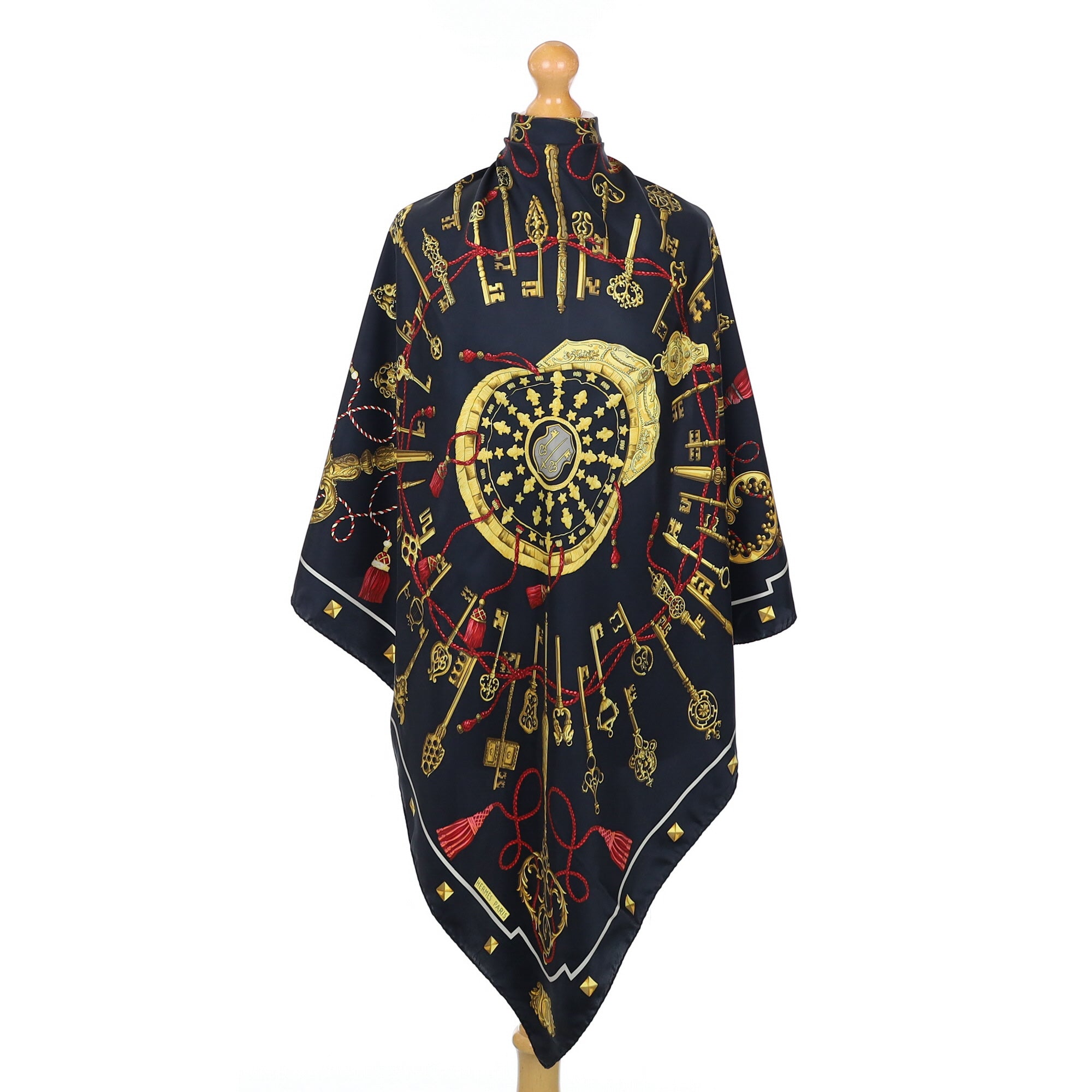 Hermès Les Clefs Silk Scarf