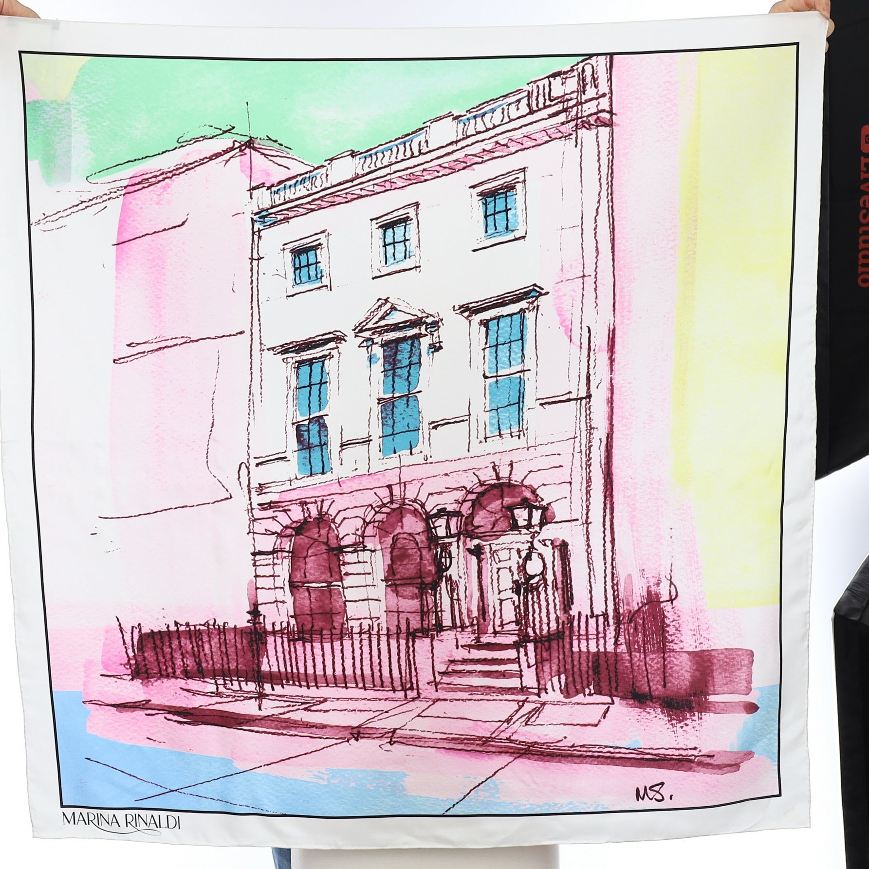 Brand New Marina Rinaldi Silk Scarf