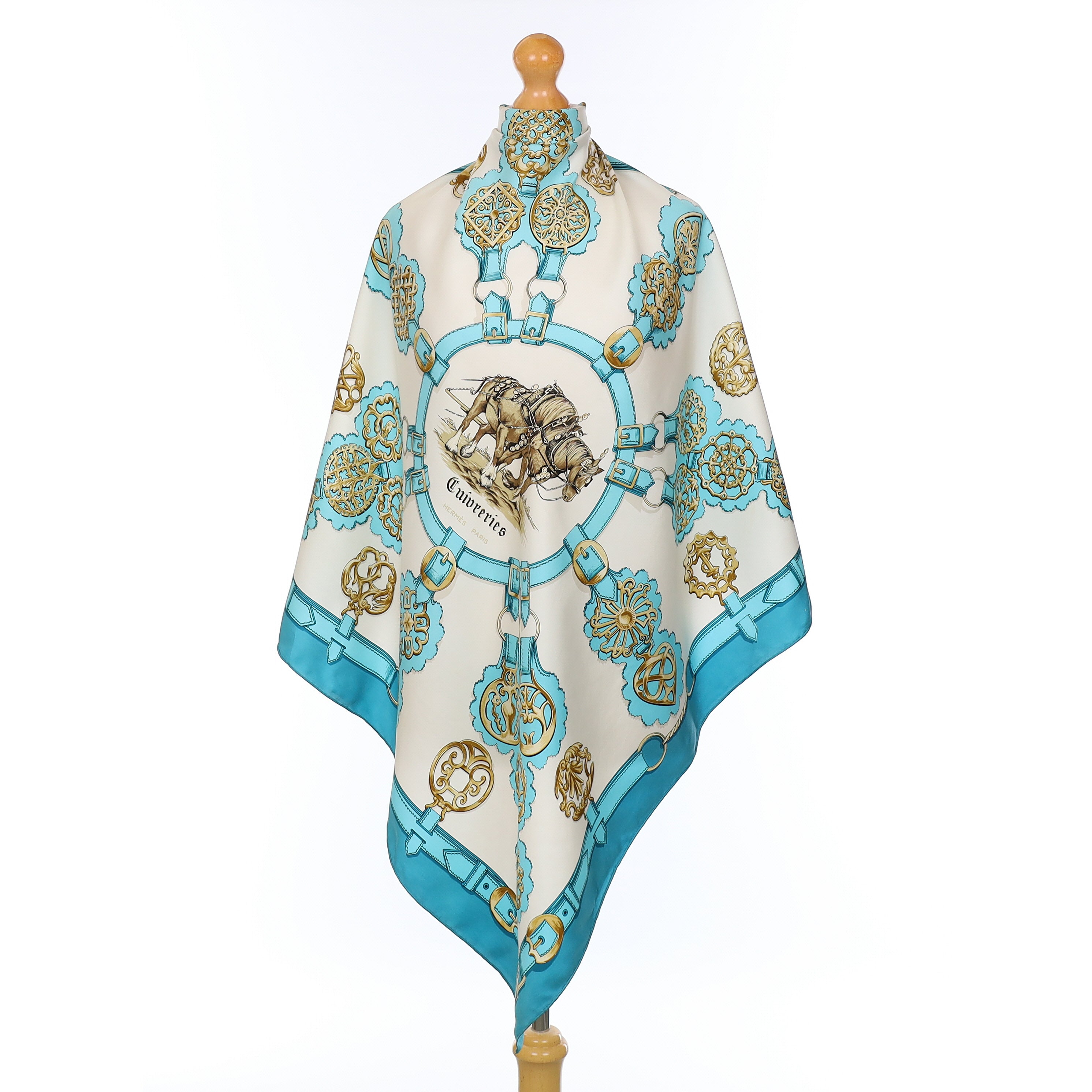 Hermès Cuivreries Silk Scarf