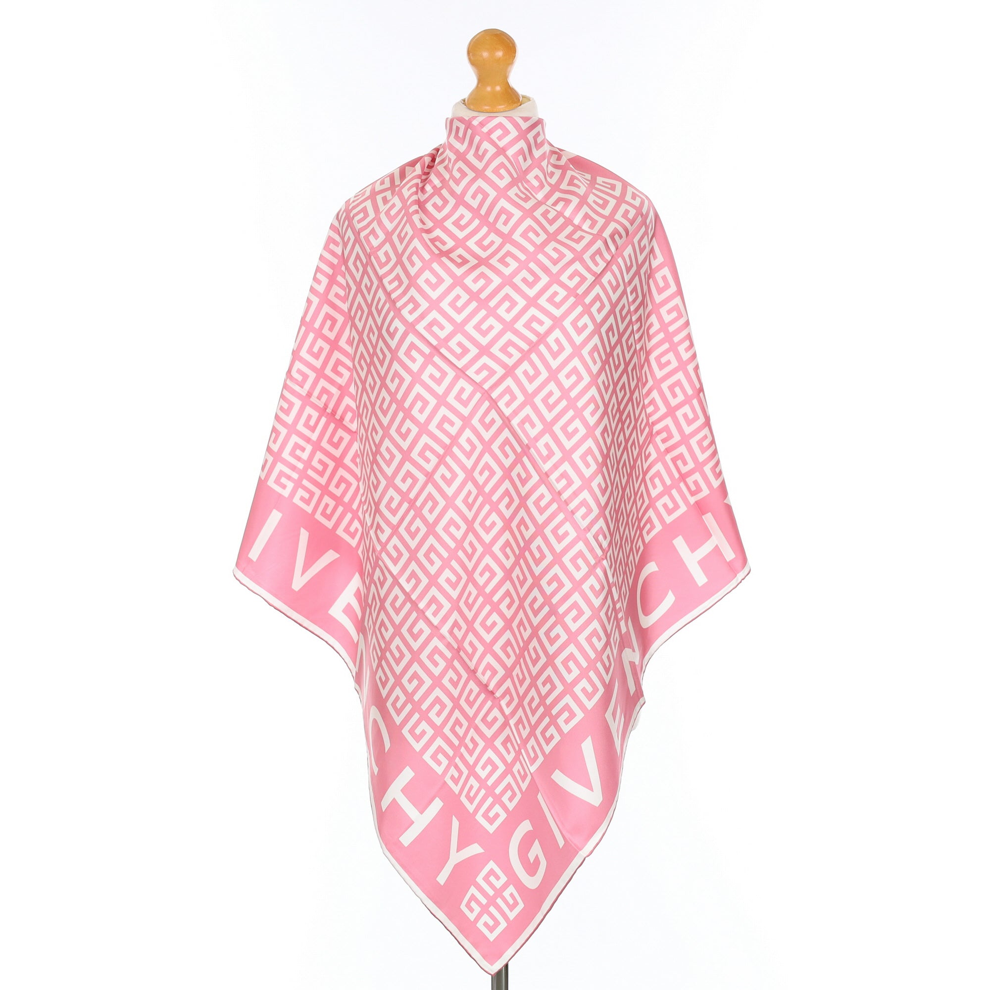 Brand New Givenchy Pink Silk Scarf
