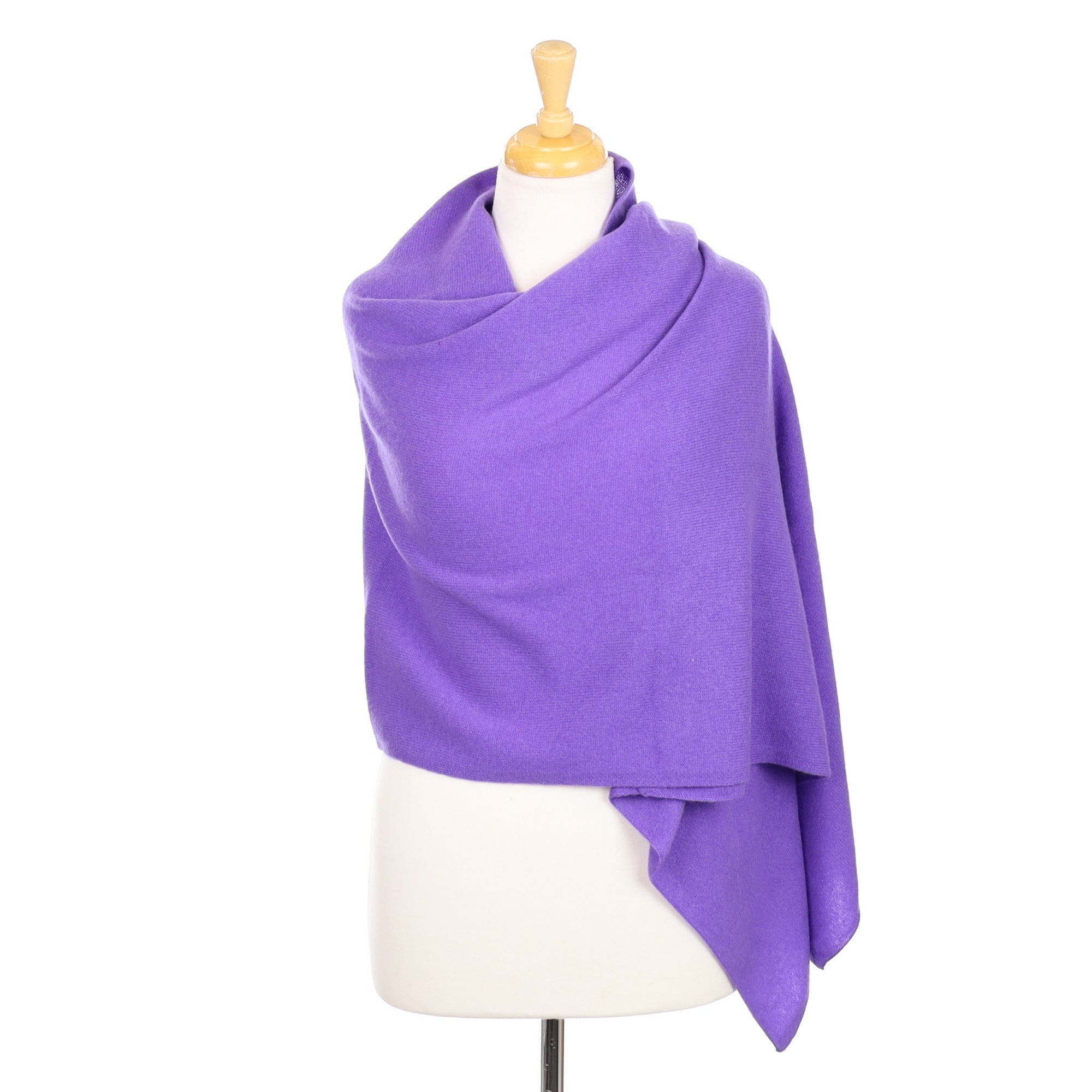 True Purple Cashmere Wrap
