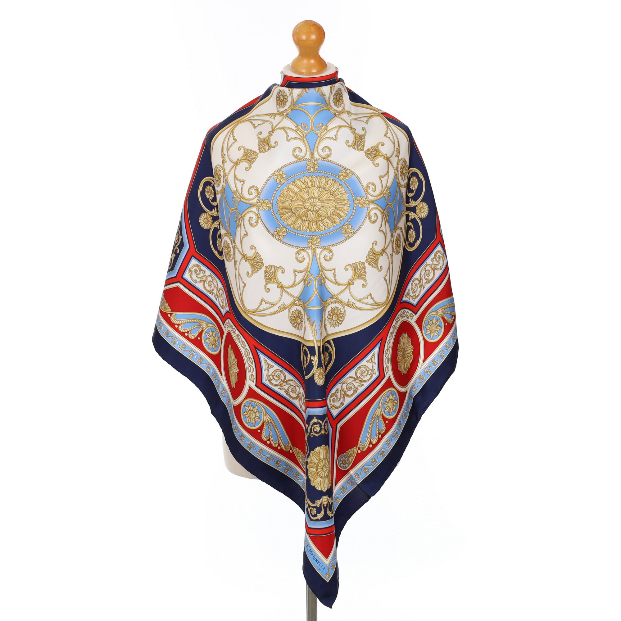 Brand New E.Marinella Silk Scarf
