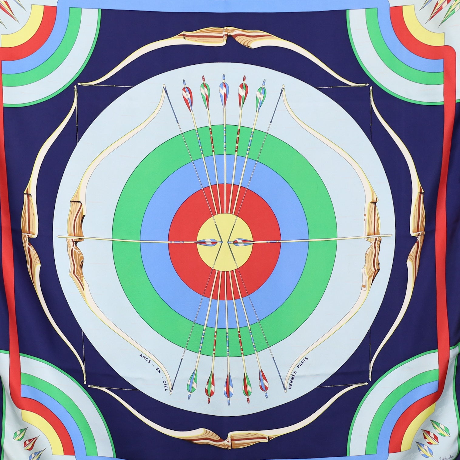 Hermès Arcs en Ciel Silk Scarf