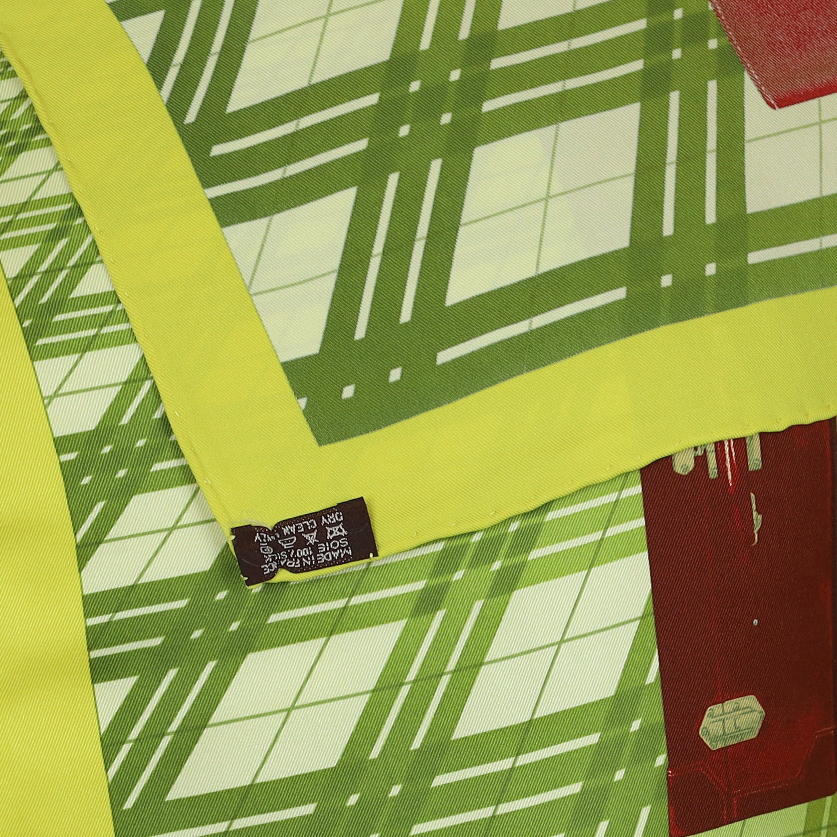 Hermès H en Voyage 70 Silk Scarf Quite Rare