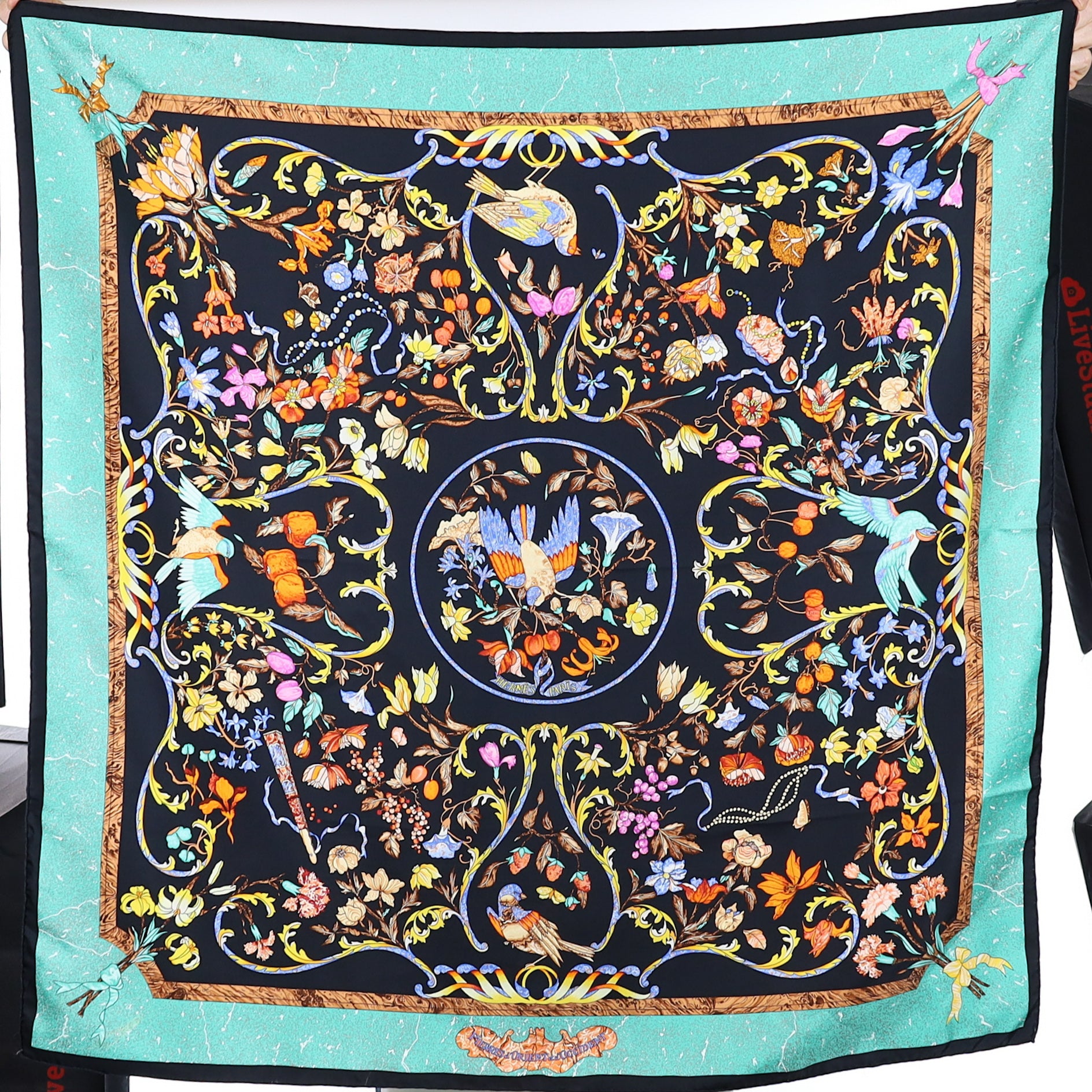 Hermès Pierres d’Orient et d’Occident Silk Scarf