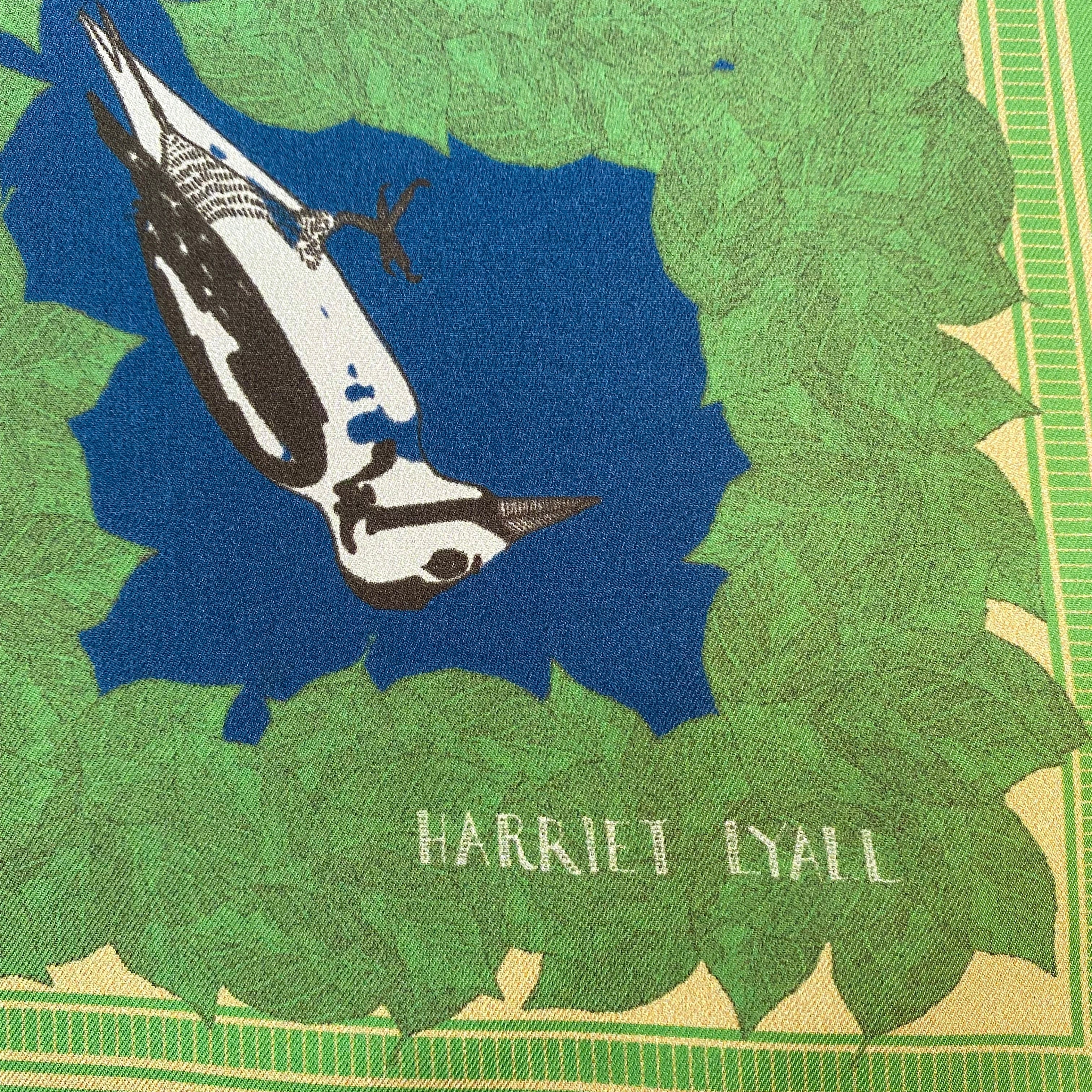 French ‘Au Domaine Des Etangs’ Silk Scarf