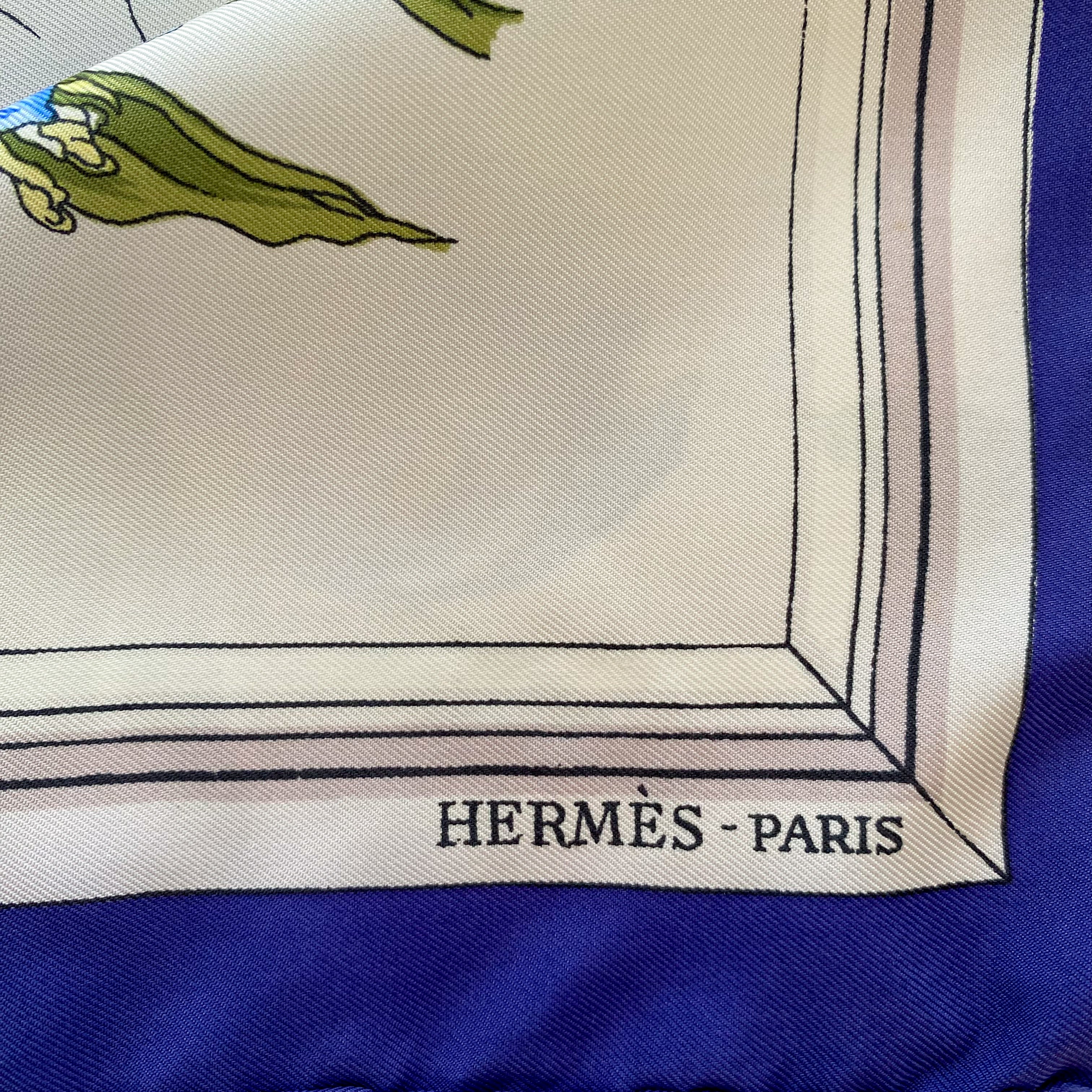 Hermès Quai Aux Fleurs Silk Scarf