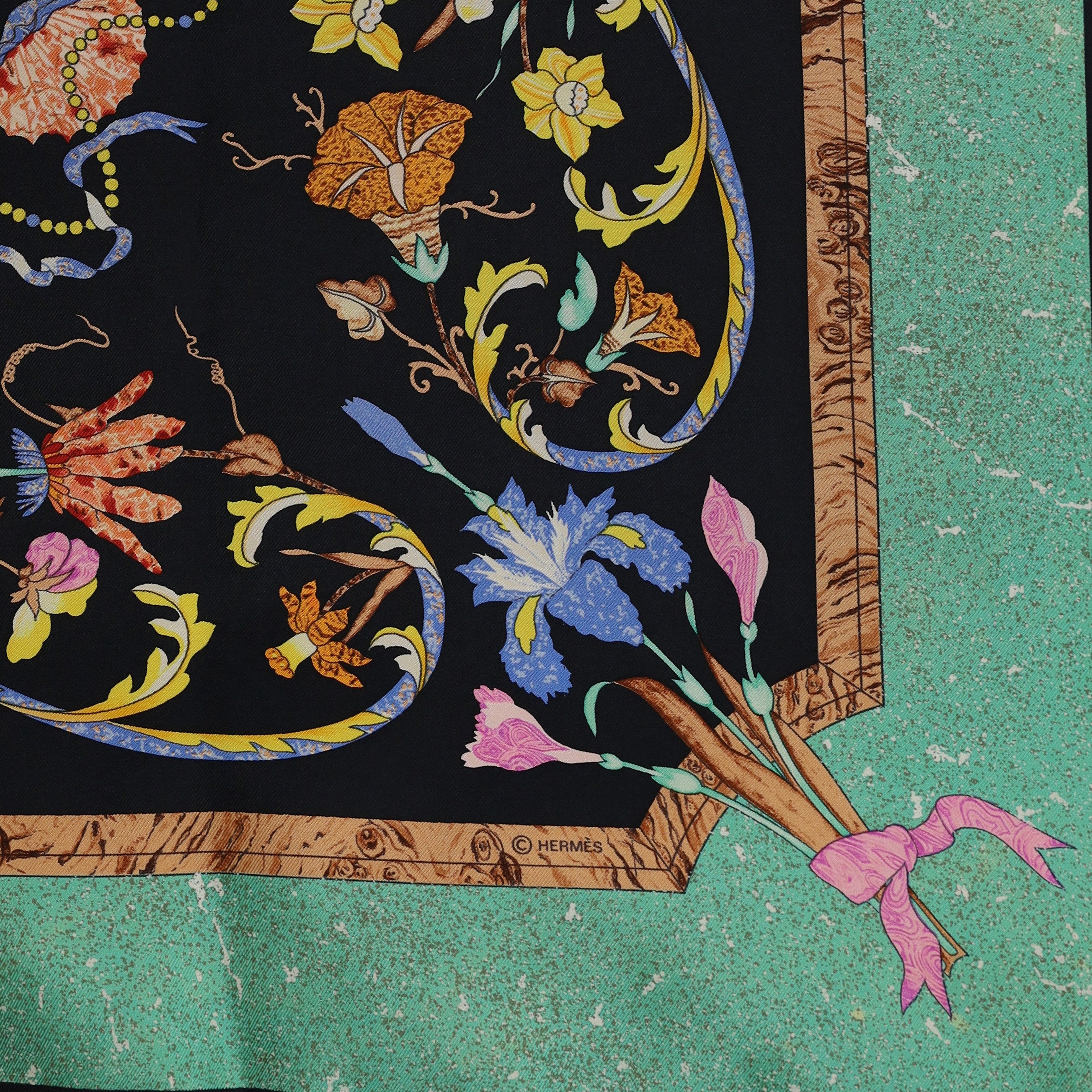 Hermès Pierres D’orient Et D’occident Silk Scarf