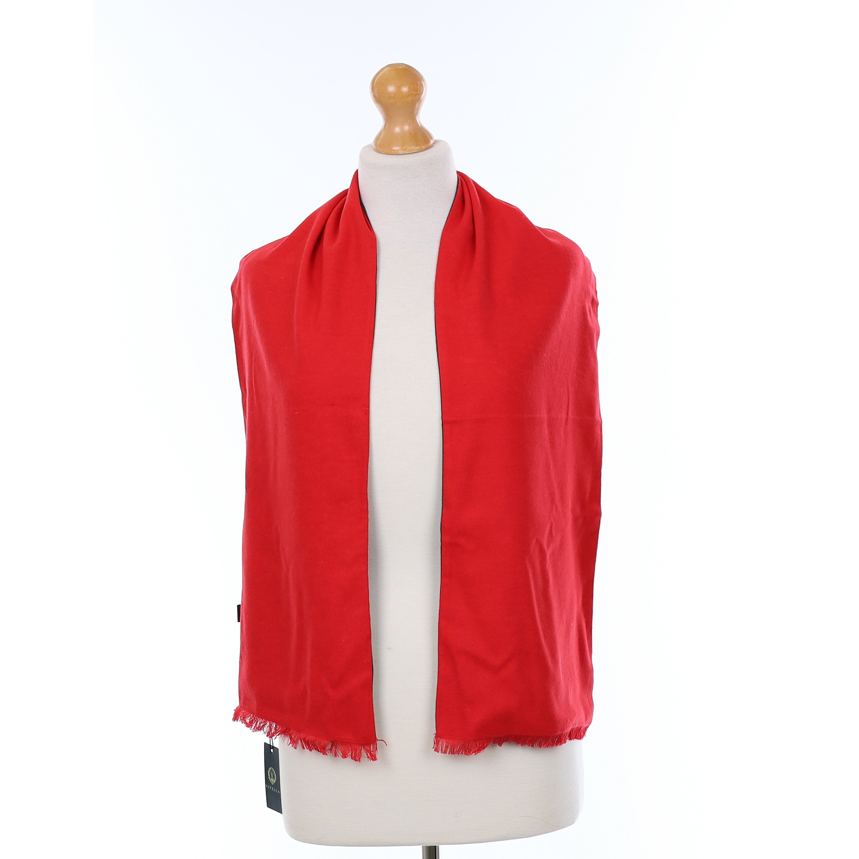 Viyella Peacock Feather Silk Scarf