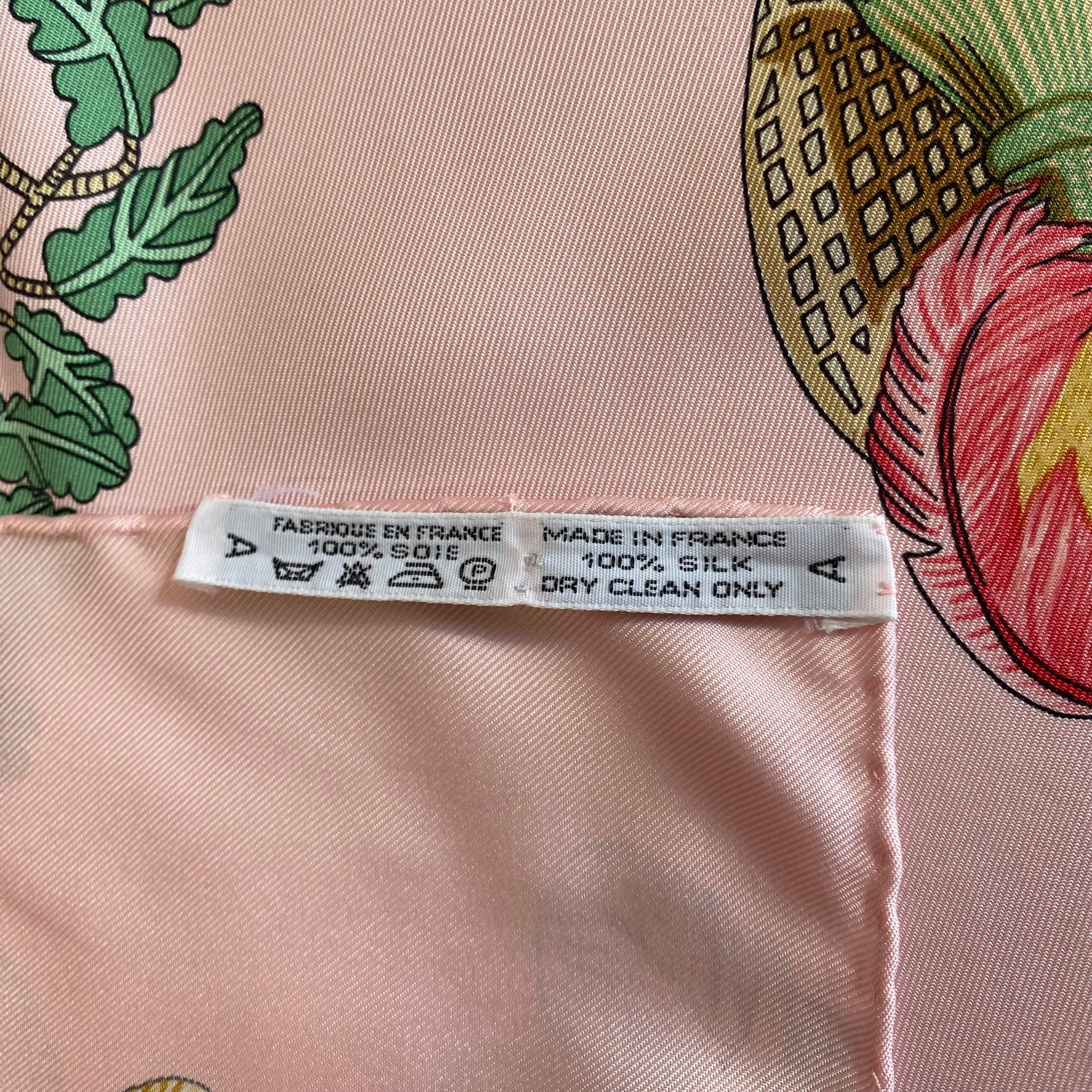 Hermès Chapeau Silk Scarf