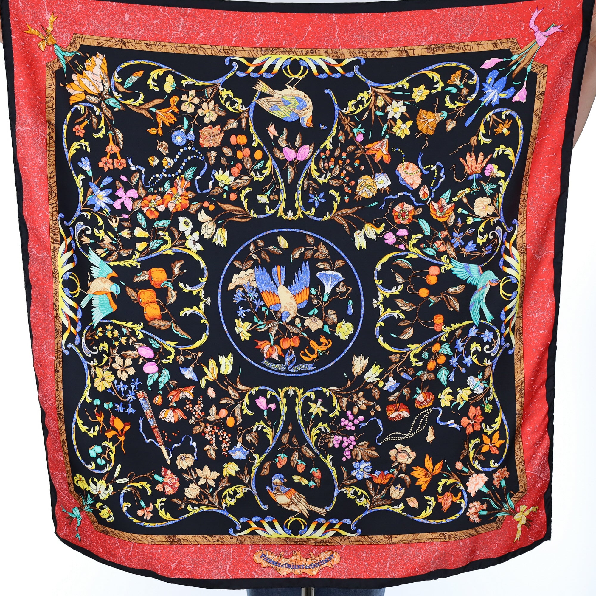 Hermès Pierres D’orient Et D’occident Silk Scarf