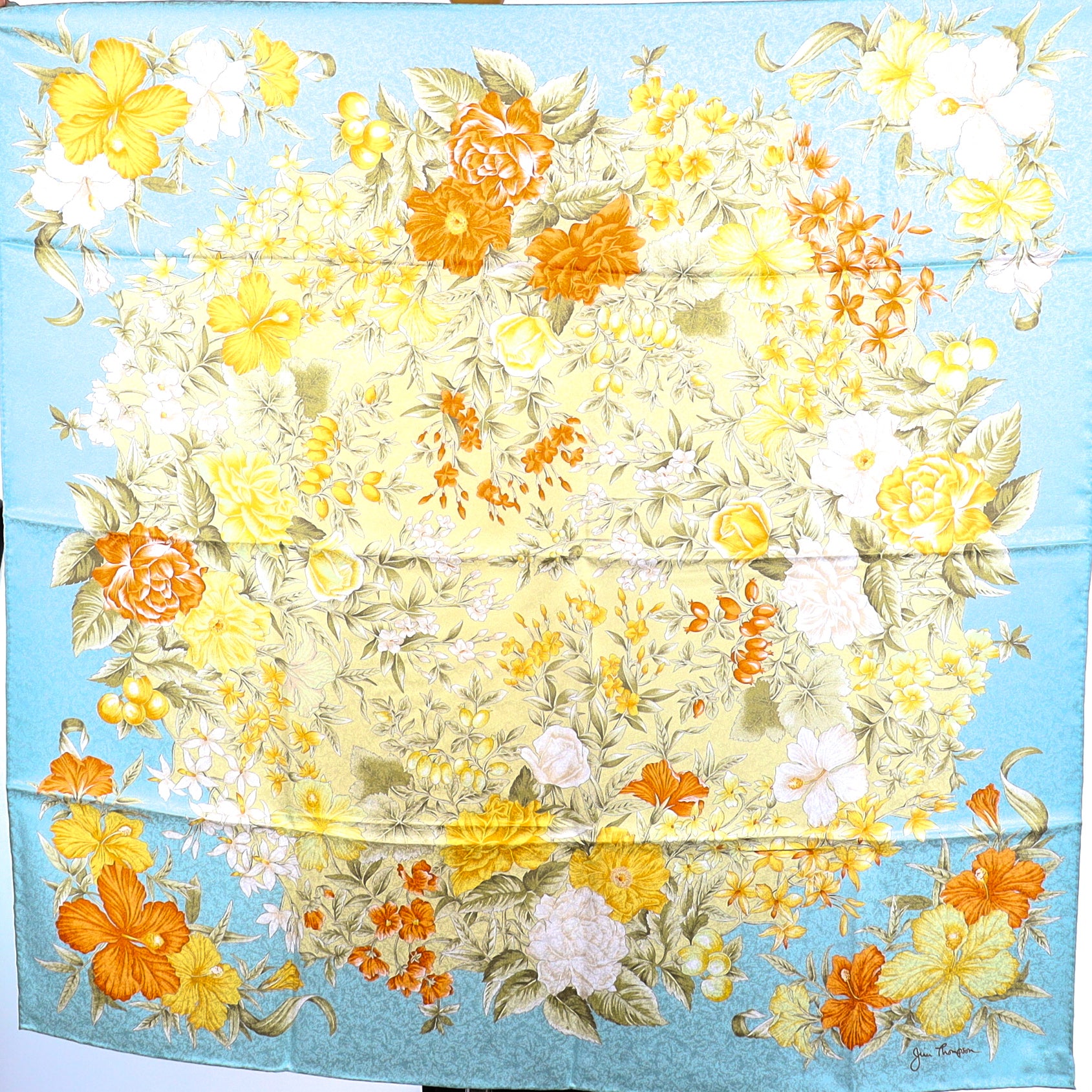 Brand New Boxed Jim Thompson Silk Scarf