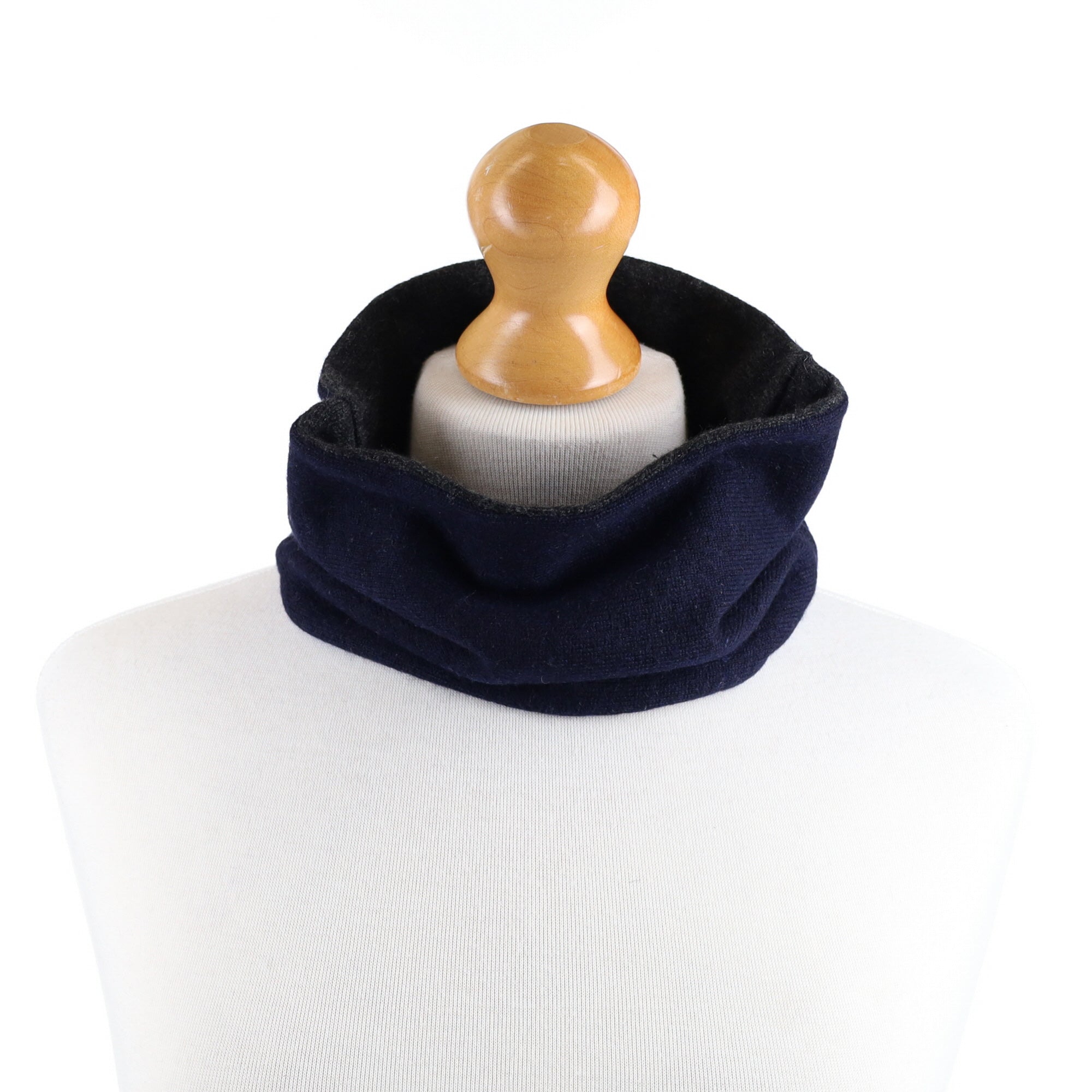Men’s Navy and Smoke Grey Neck Warmer