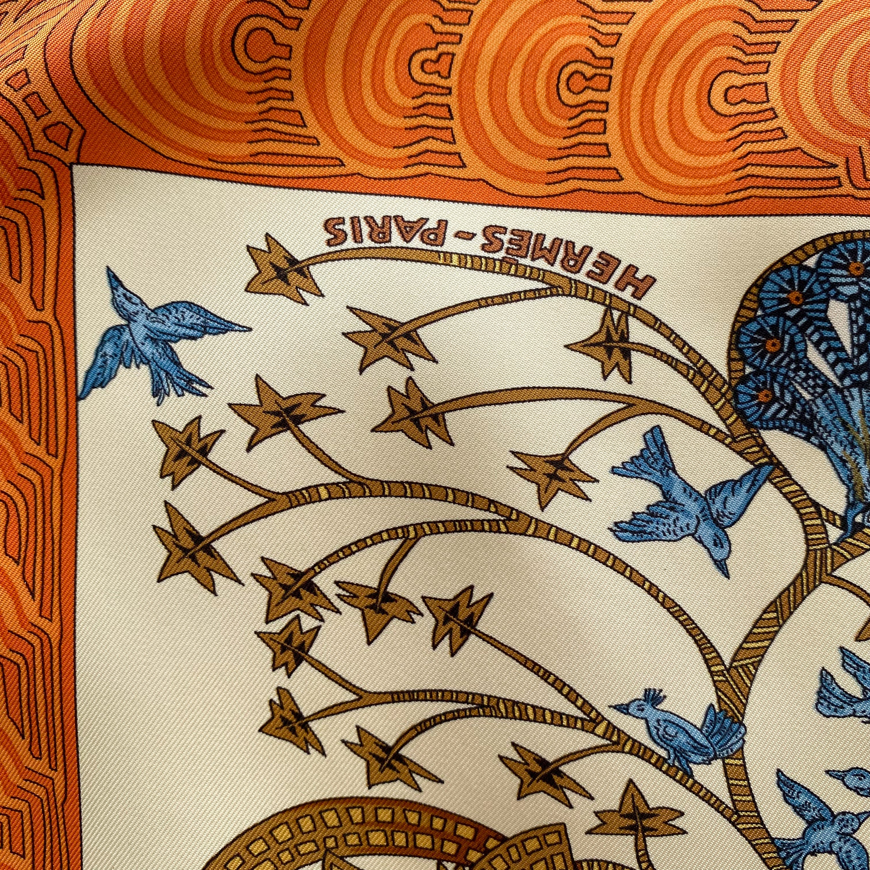 Hermès Les Legendes de L’arbre Silk Scarf