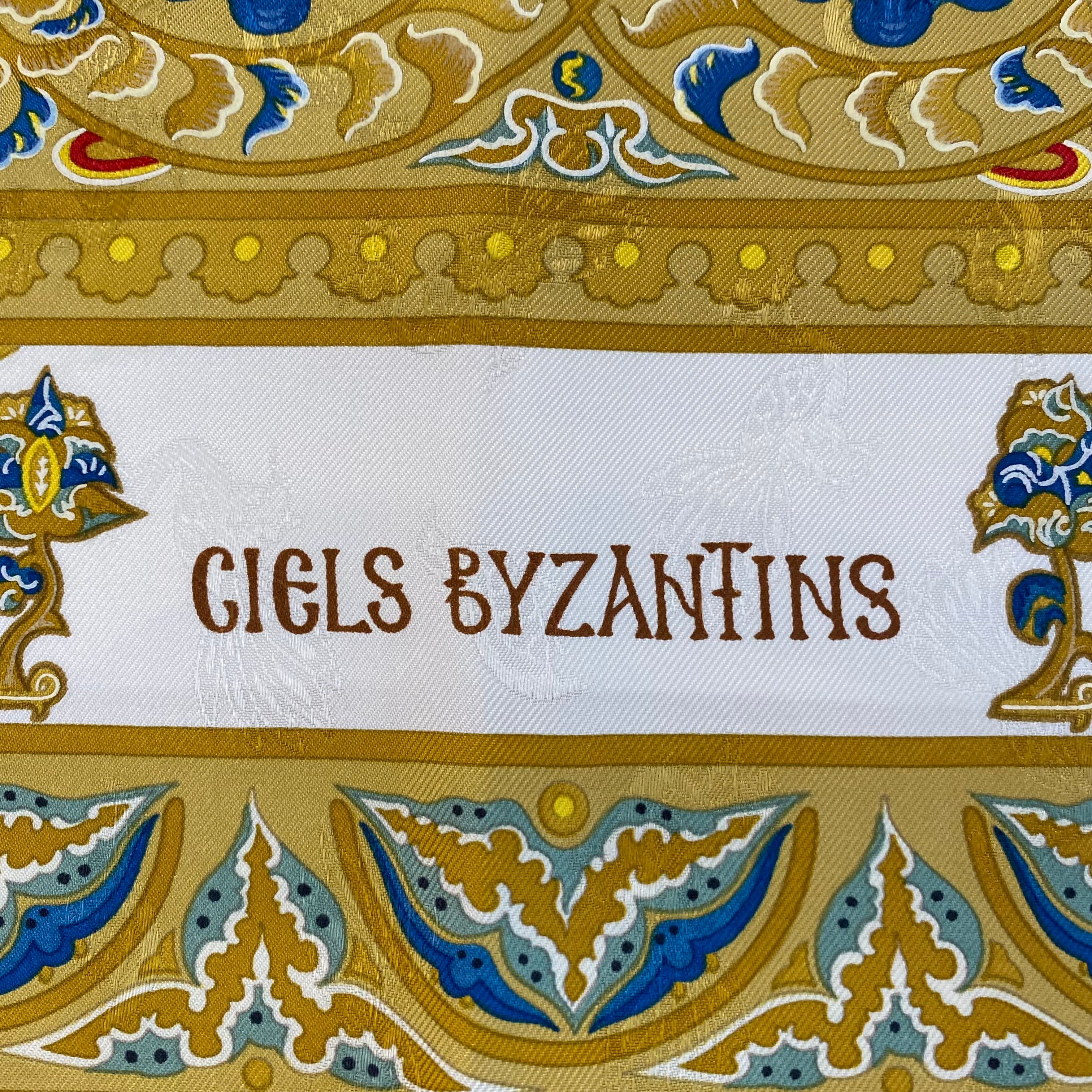 Pristine Boxed Hermès Ciels Byzantins Silk Scarf