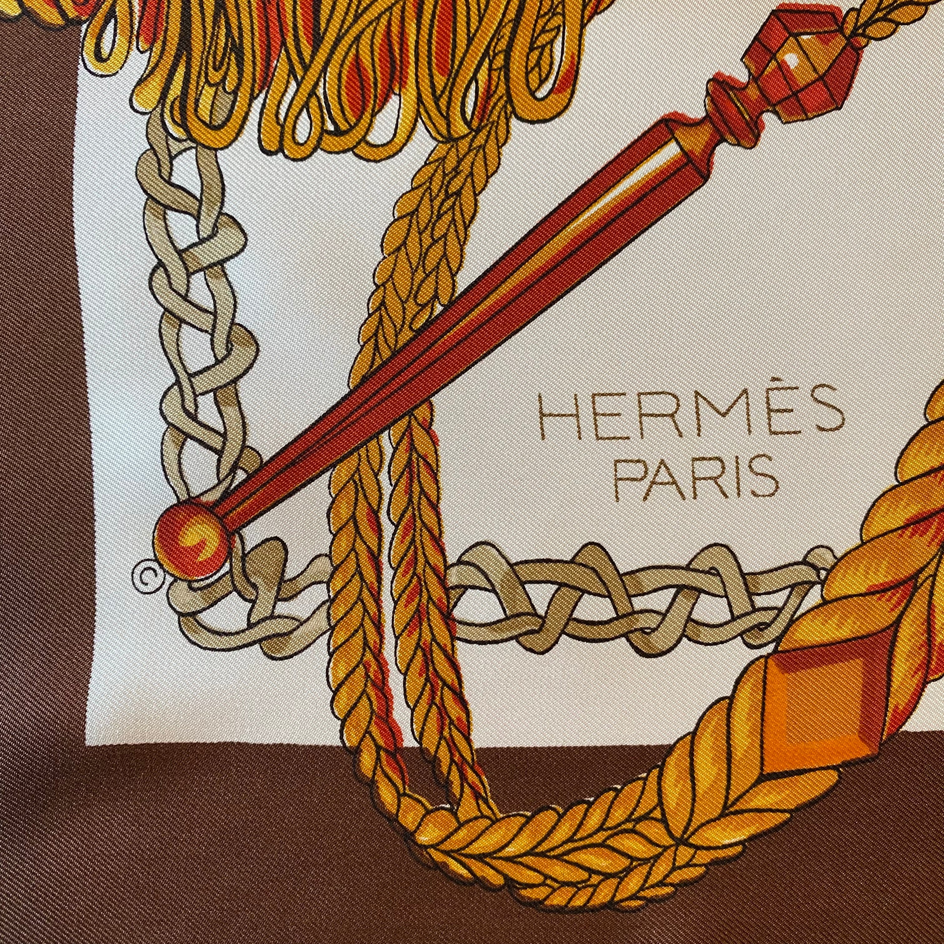 Hermès Le Timbalier Silk Scarf