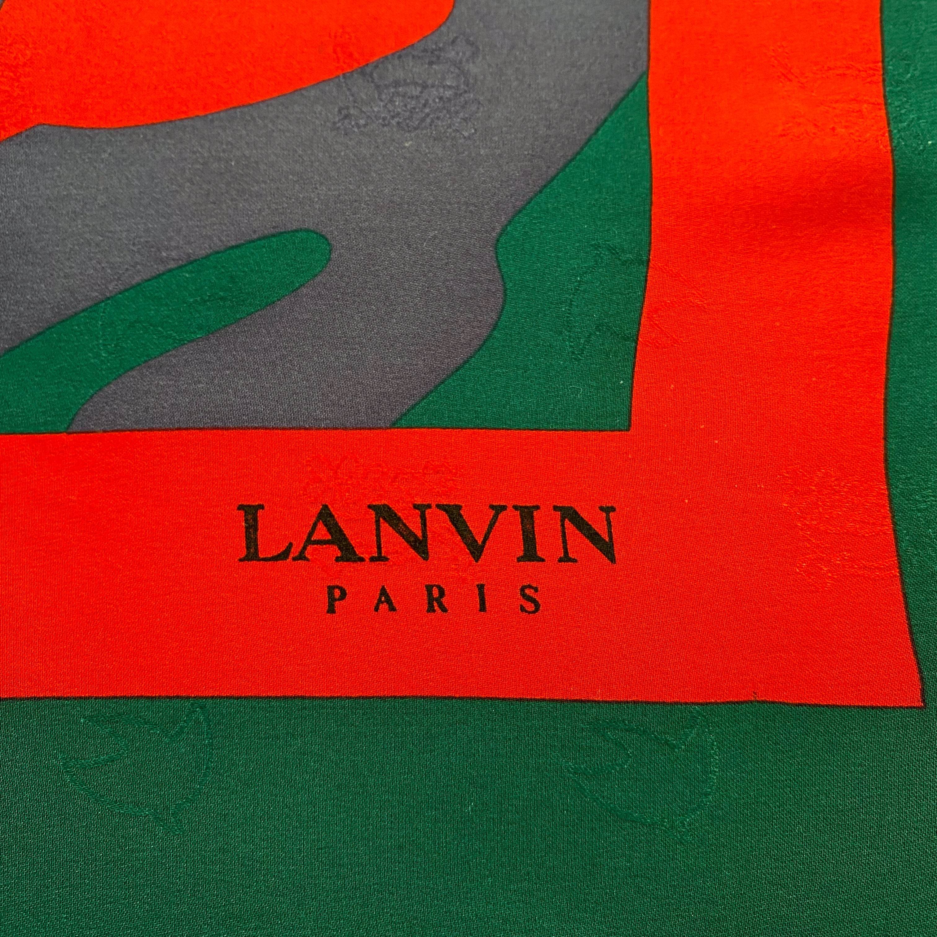 Brand New Boxed Lanvin Designer Silk Scarf