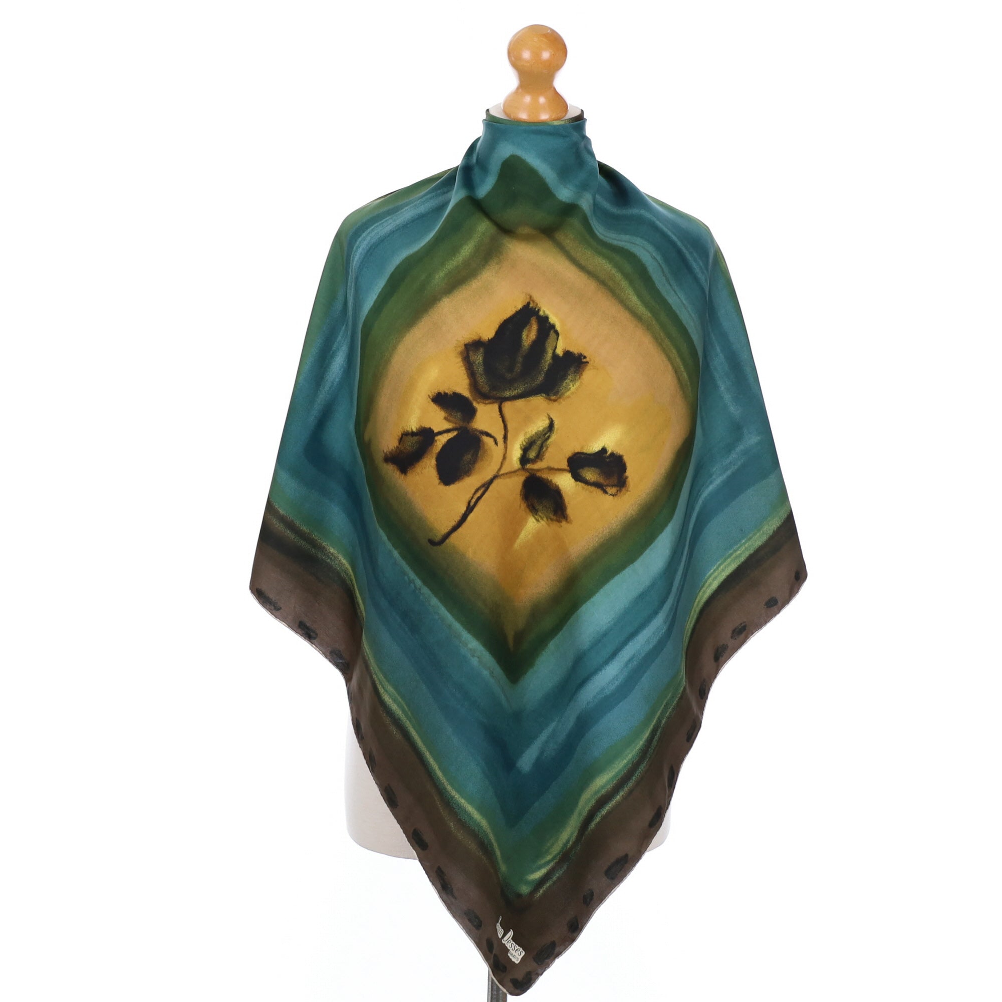 1970’s French Jean Dessès Silk Scarf