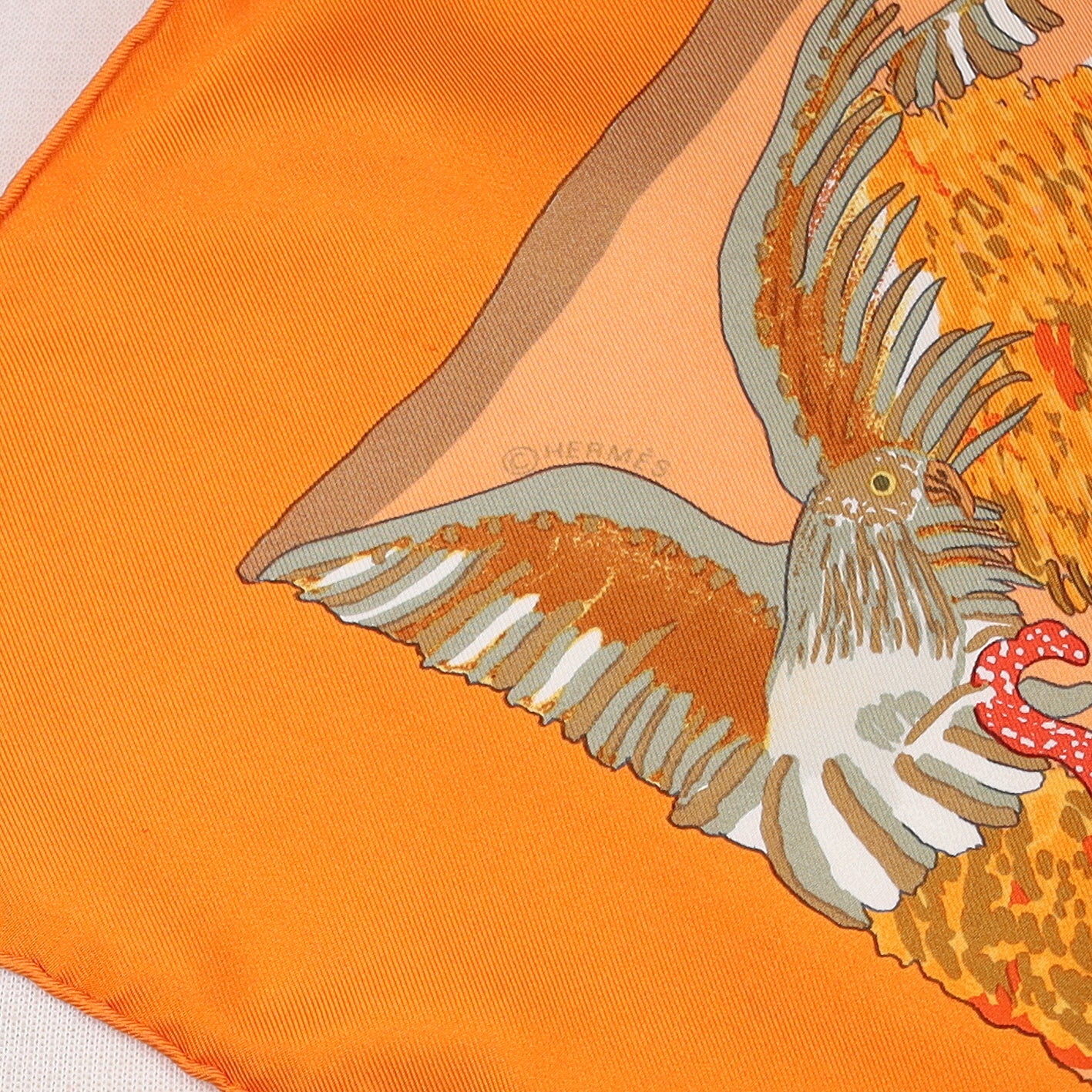 Hermès Nuba Mountain Vintage Silk Scarf