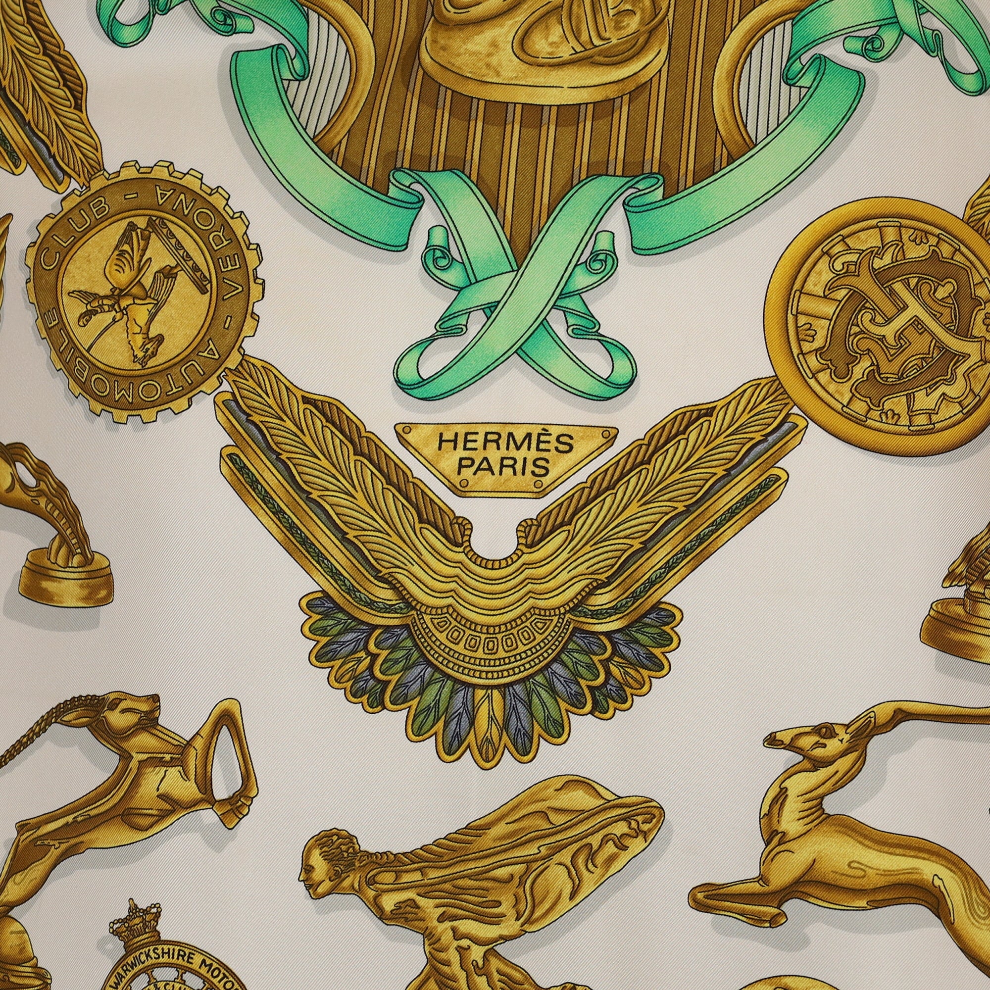 Hermès Les Parures du Vent Silk Scarf