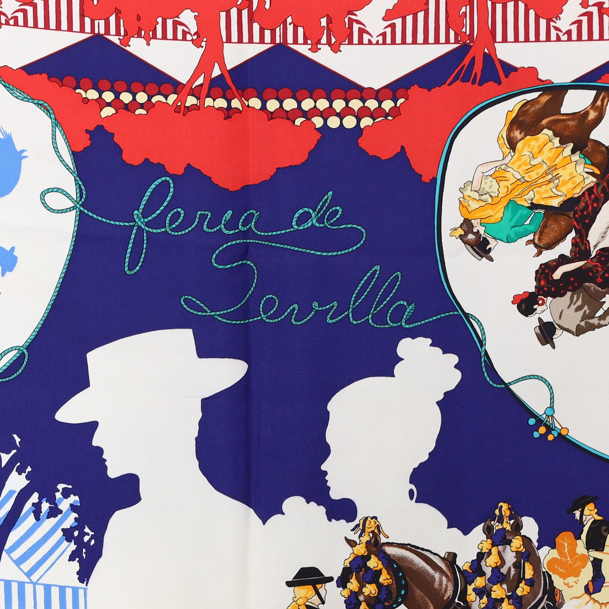 Hermès Feria de Sevilla Silk Scarf Quite Rare