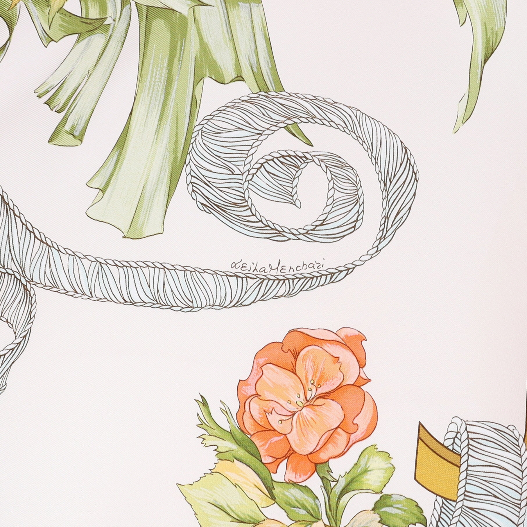 Hermès Regina Silk Scarf