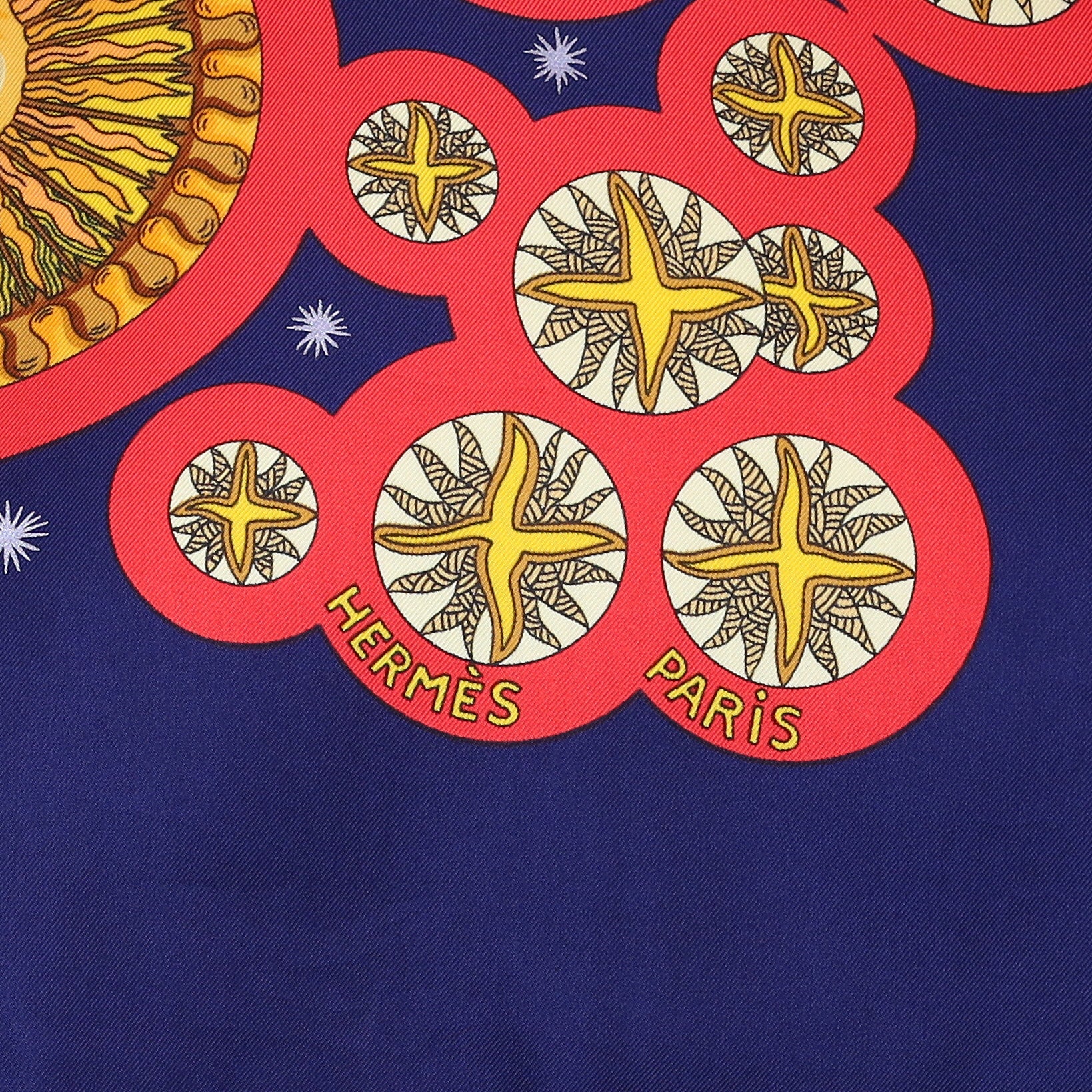 Hermès Le Roy Soleil Silk Scarf