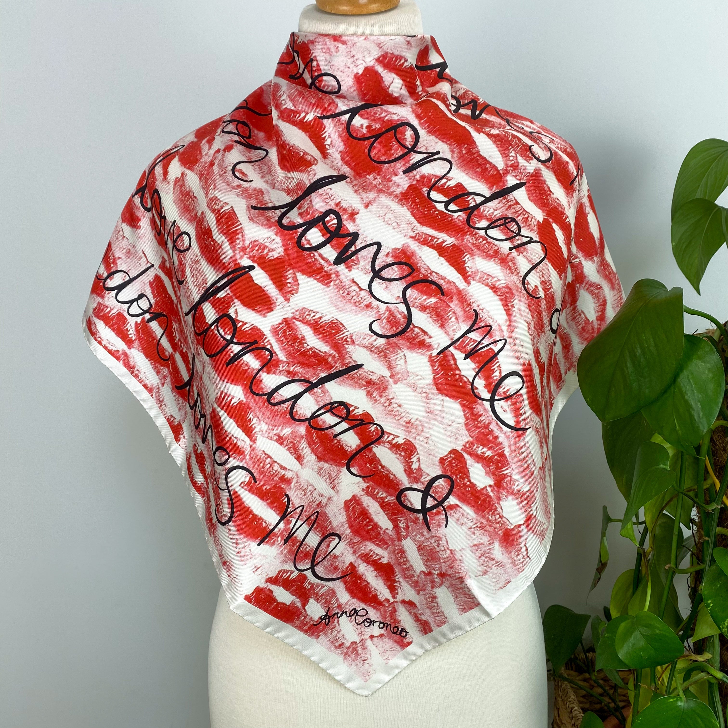 Brand New Anna Coroneo Silk Scarf