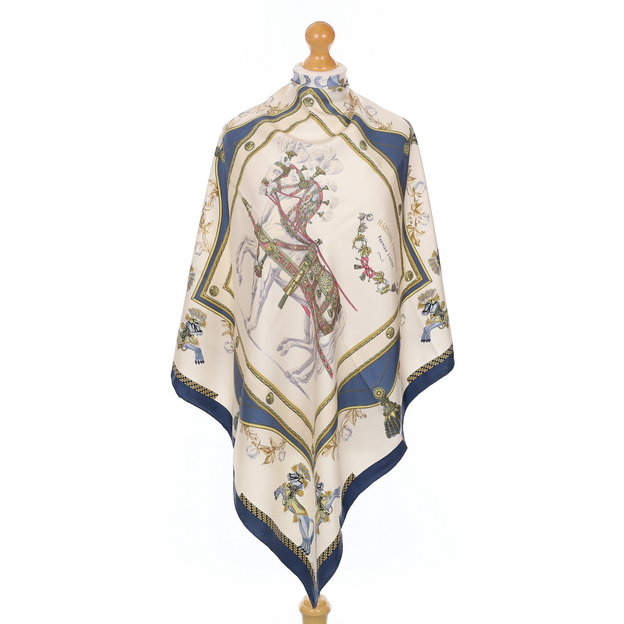 Hermès Harnais Français Silk Scarf Quite Rare