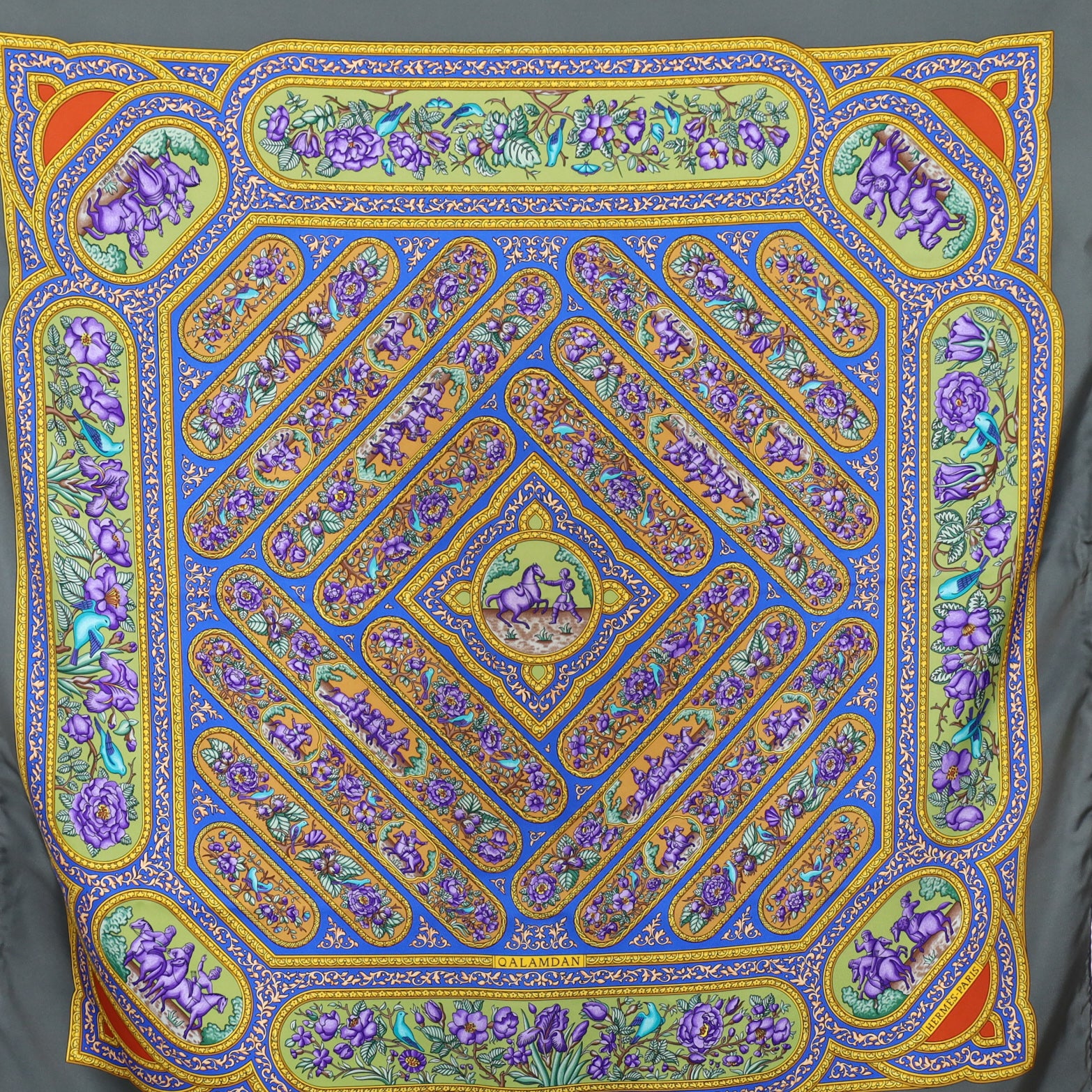 Hermès Qalamdan Silk Scarf