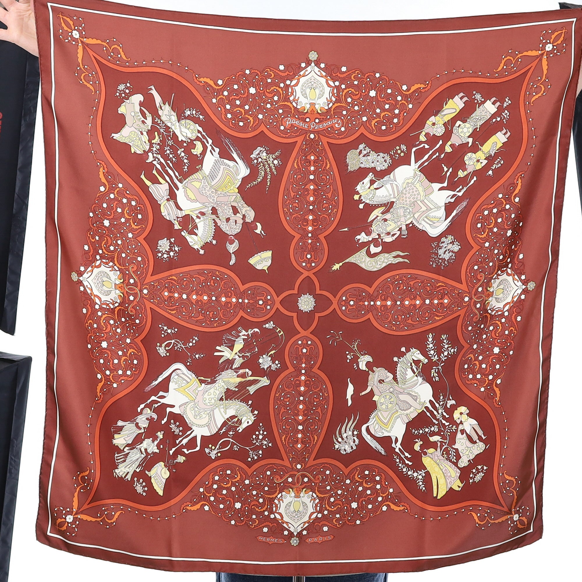 Hermès Poésie Persane Silk Scarf Quite Rare