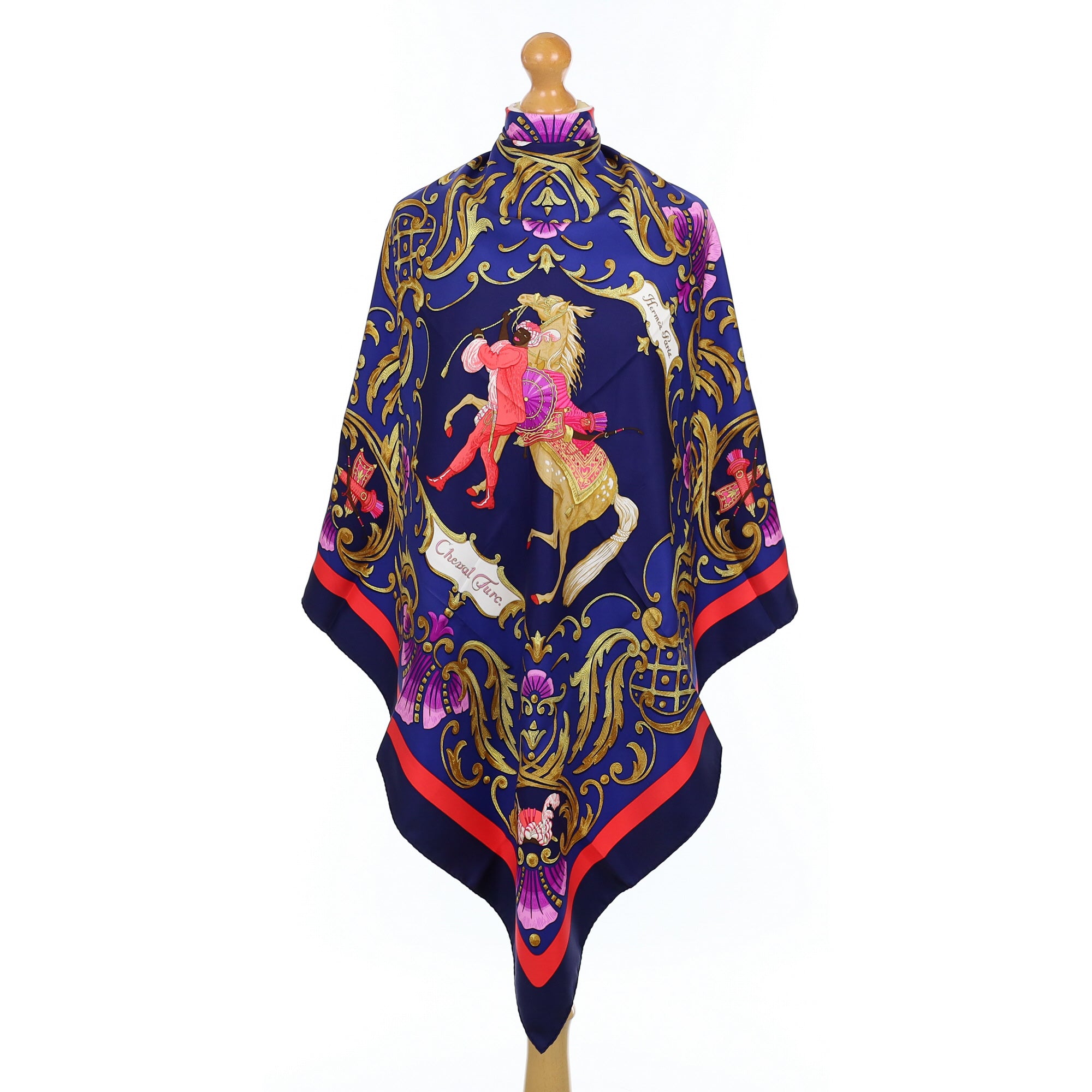 Hermès Cheval Turc Silk Scarf