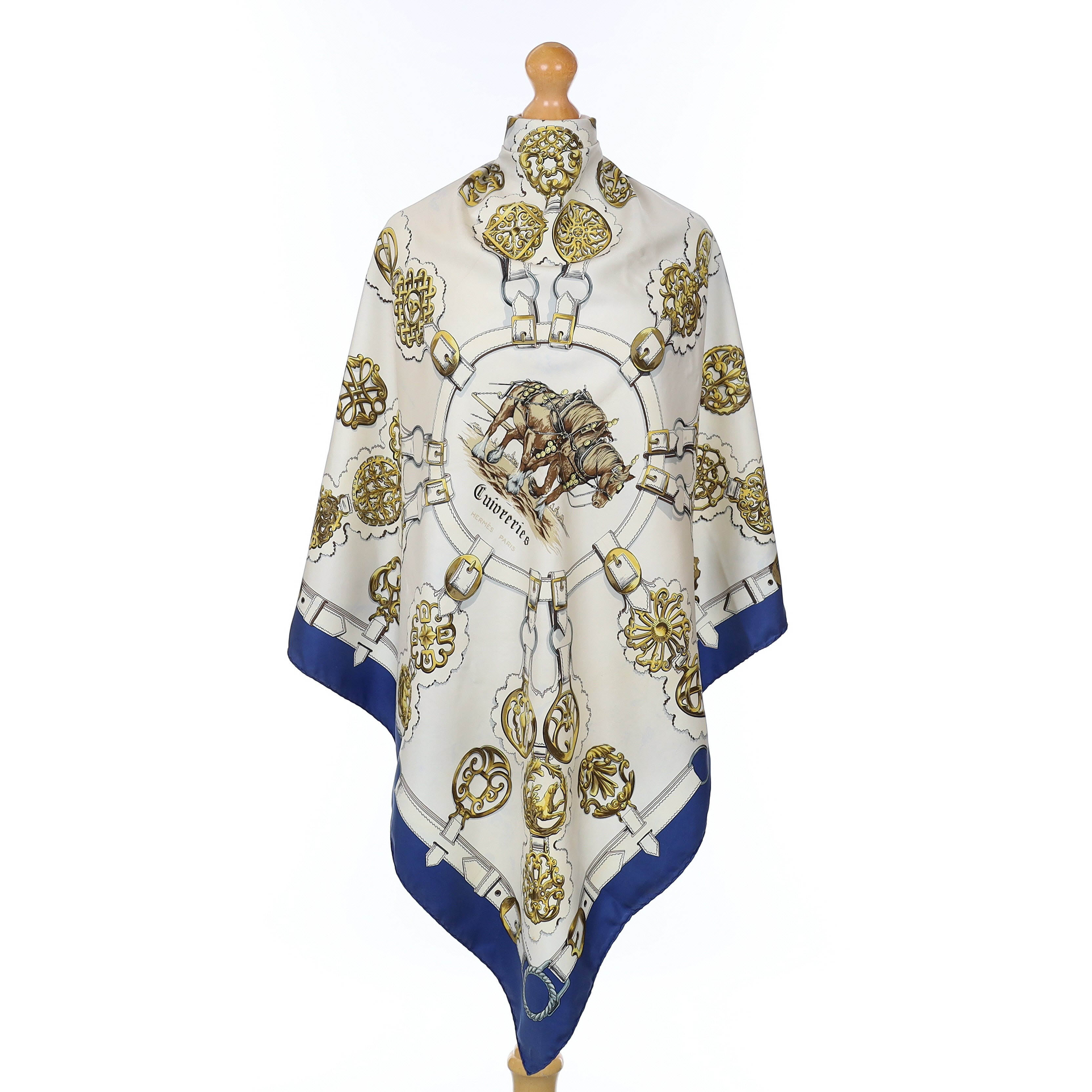 Hermès Cuiveeries Silk Scarf