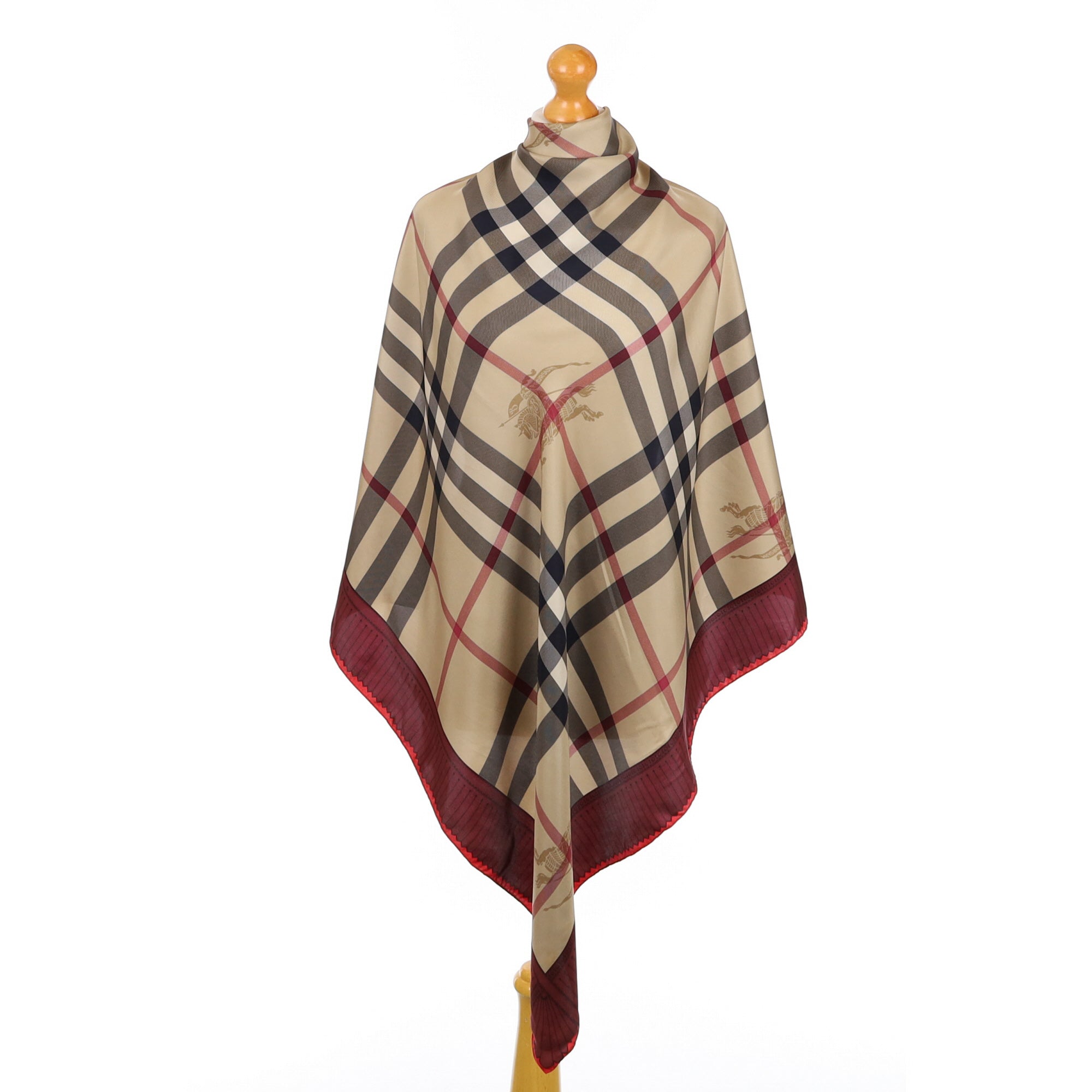 Burberry Classic Checked Silk Scarf