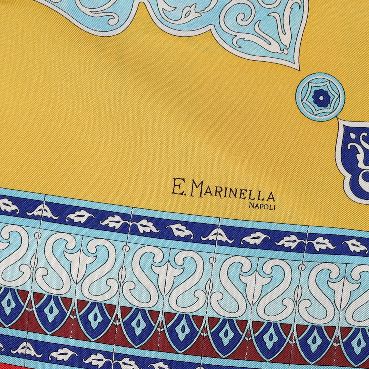 Brand New E.Marinella Designer Silk Scarf