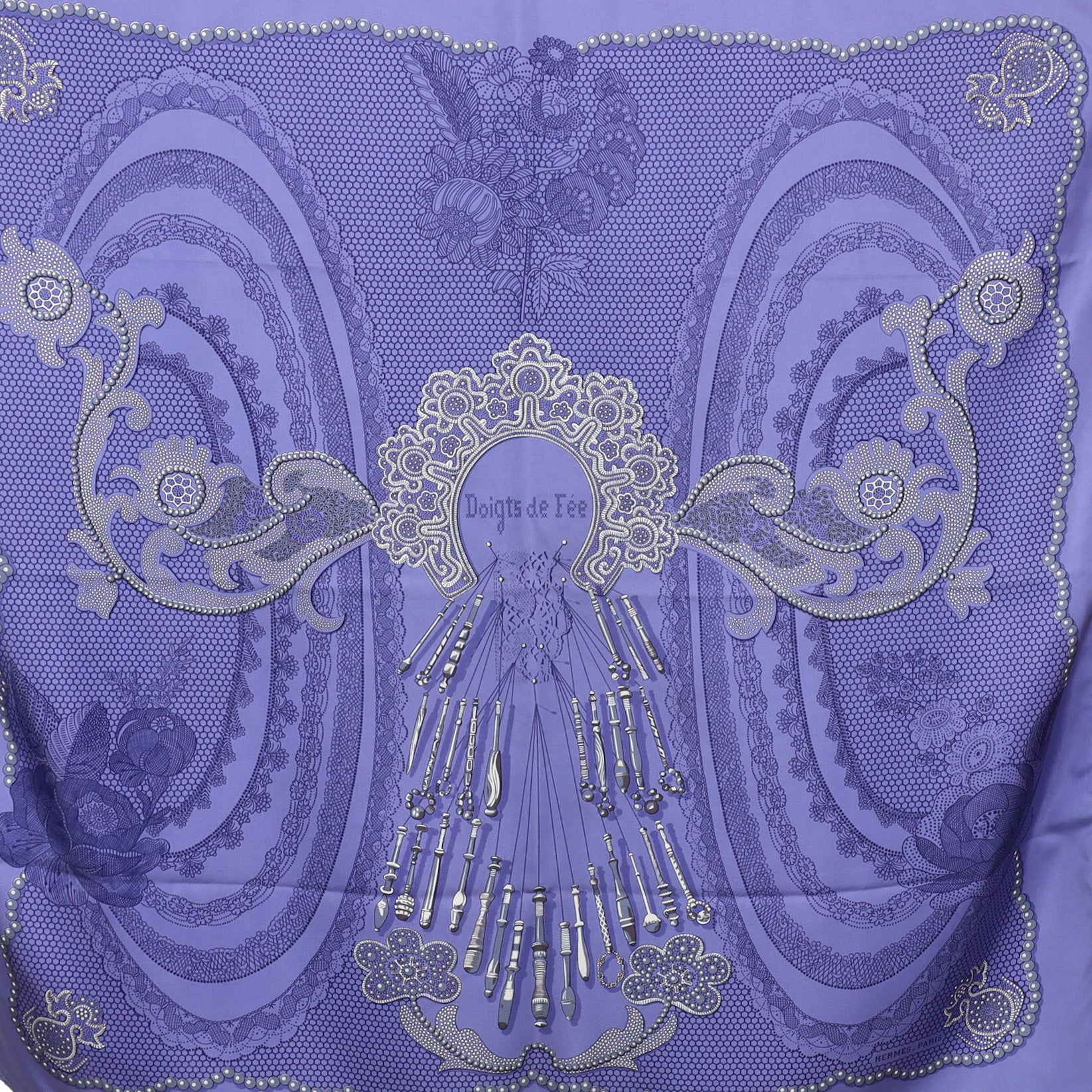 Hermès Doigts de Fée Silk Scarf