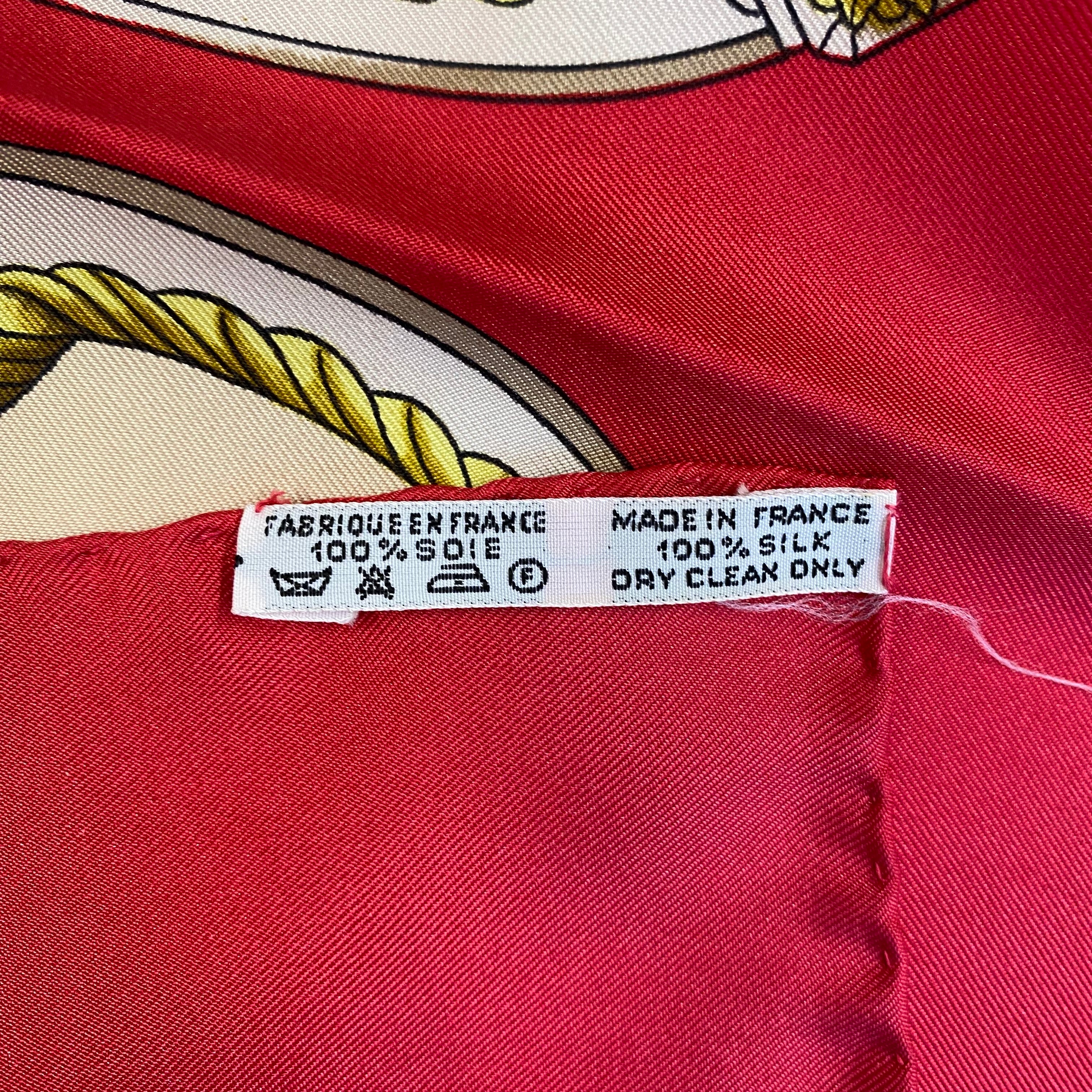 Immaculate Hermès Springs Silk Scarf