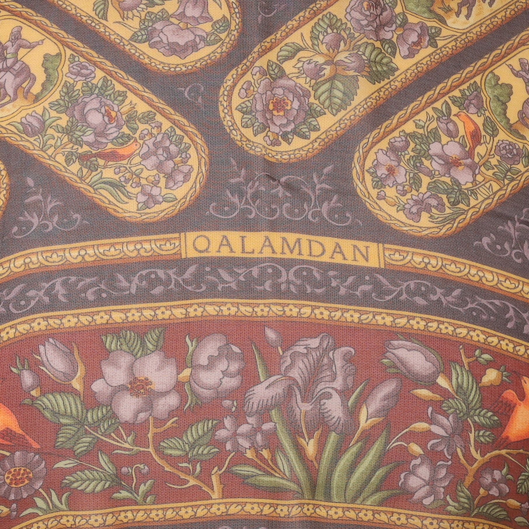 Hermès Qalamdan Mousseline Silk Scarf